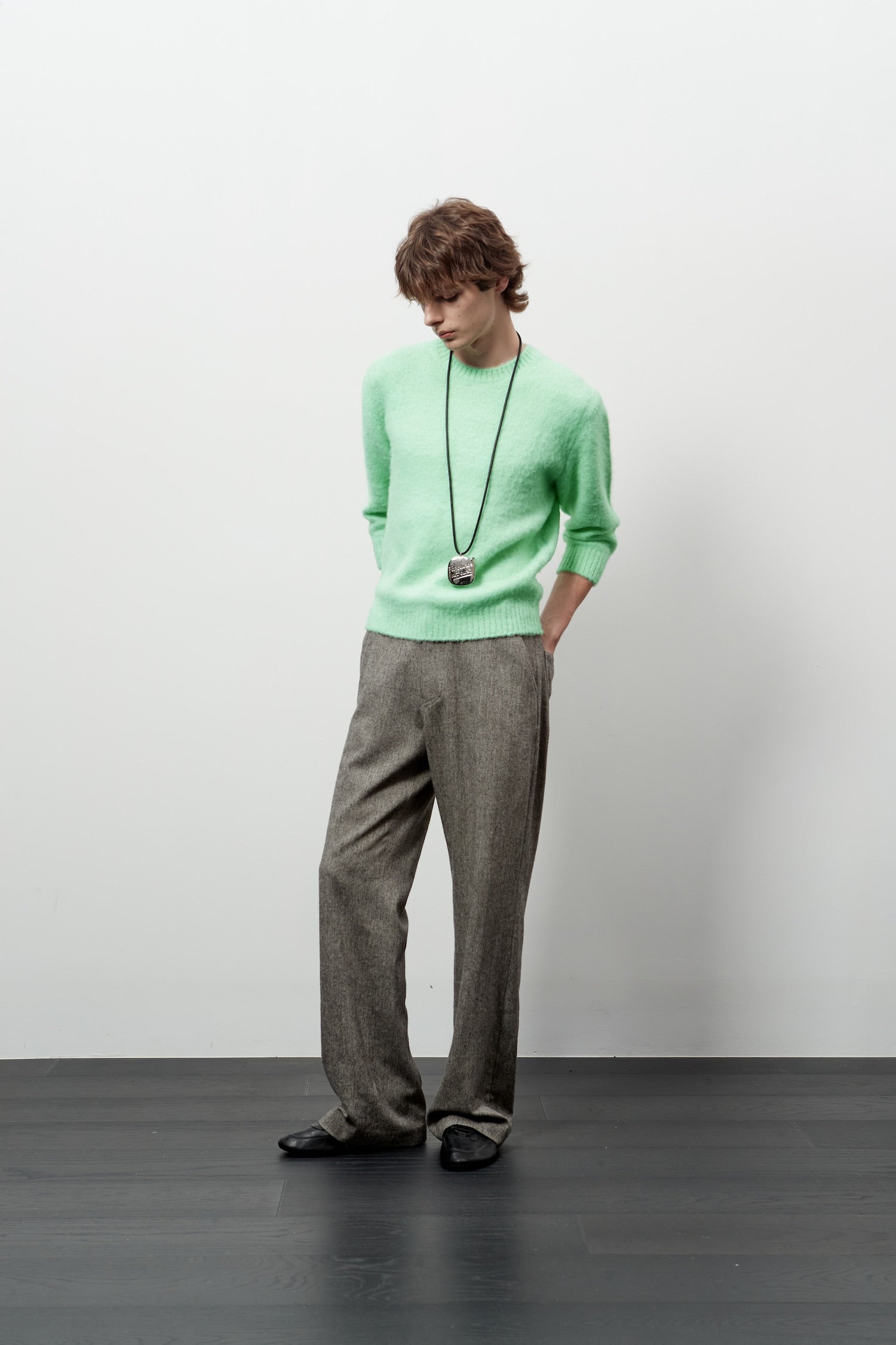 Stu - Boucle Quarter Sleeve (Mint) product image 8 | TRAB K-Fashion Australia