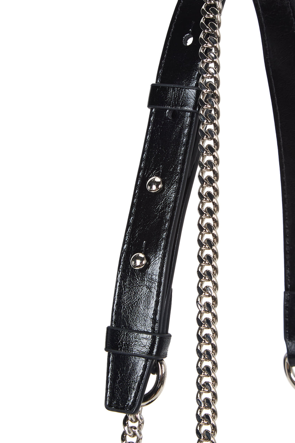 Matin Kim - Glossy Quilting Small Chain Bag (Black) product image 4 | TRAB K-Fashion Australia