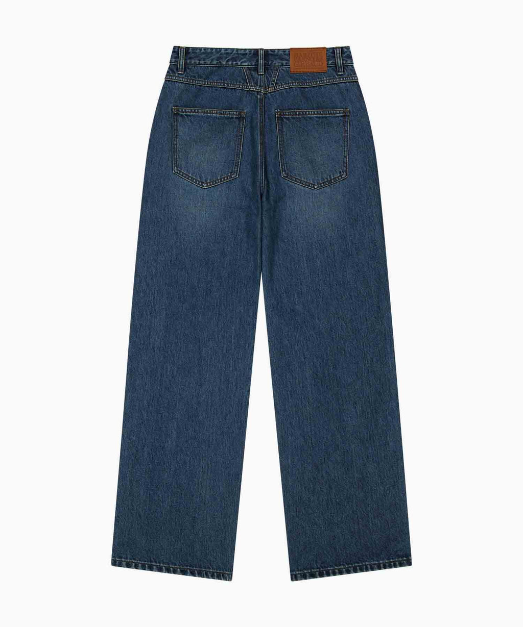 Marithe & Francois Girbaud - New M High Straight Denim Pants (Dark Blue) product image 5 | TRAB K-Fashion Australia