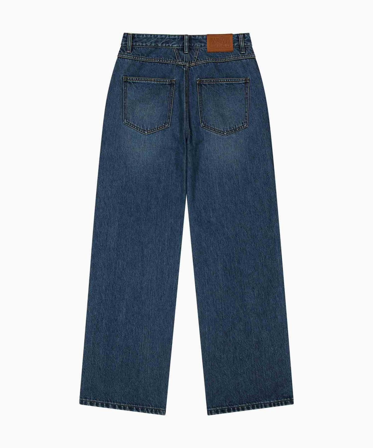 Marithe & Francois Girbaud - New M High Straight Denim Pants (Dark Blue) product image 5 | TRAB K-Fashion Australia