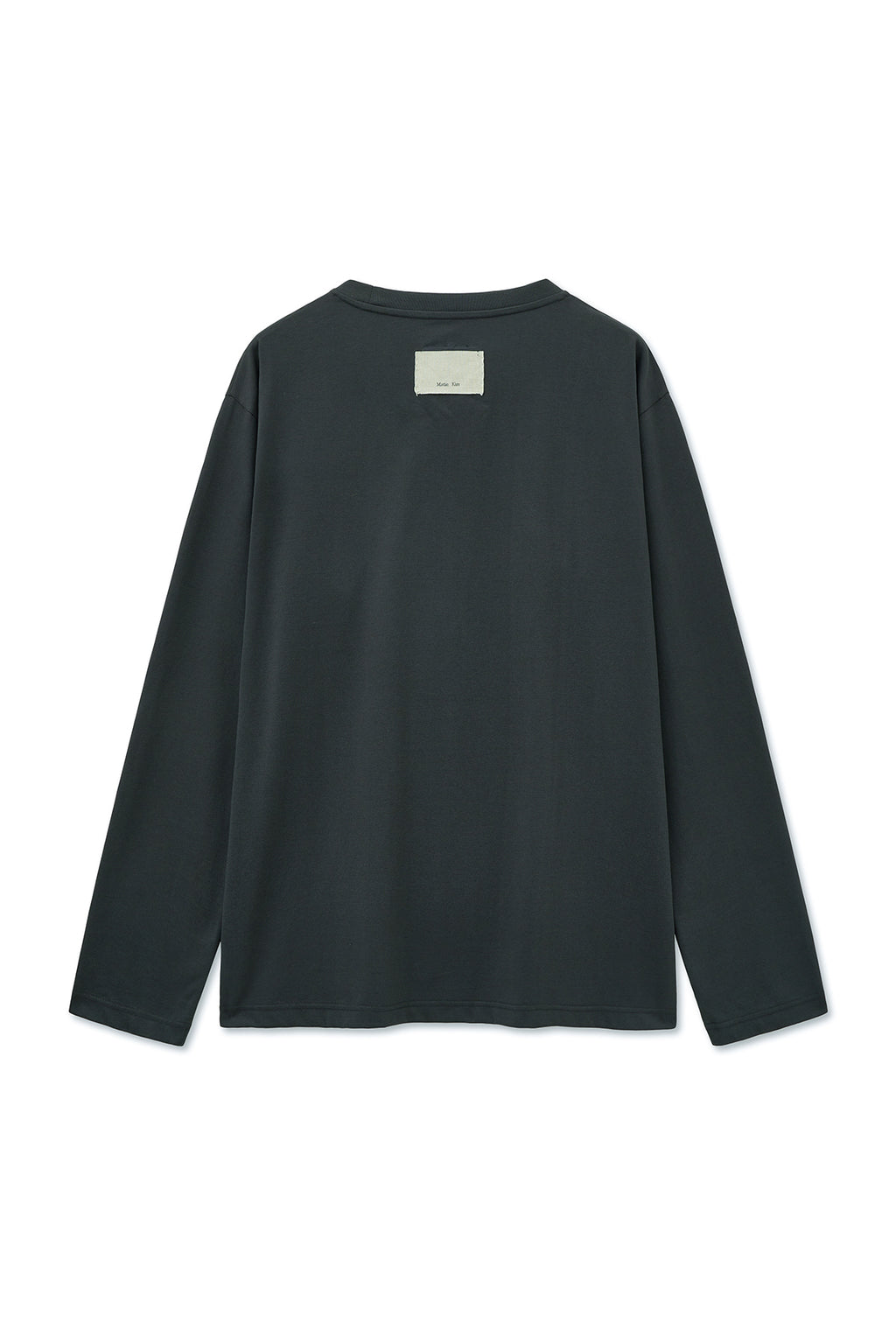 Matin Kim - Jacquard Graphic Long Sleeve Top (Charcoal) product image 2 | TRAB K-Fashion Australia