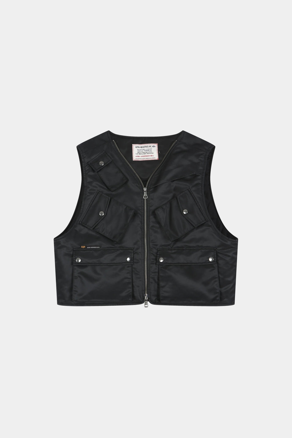 Andersson Bell - Andersson Bell X Alpha Industries Flight Vest (Black) product image 11 | TRAB K-Fashion Australia