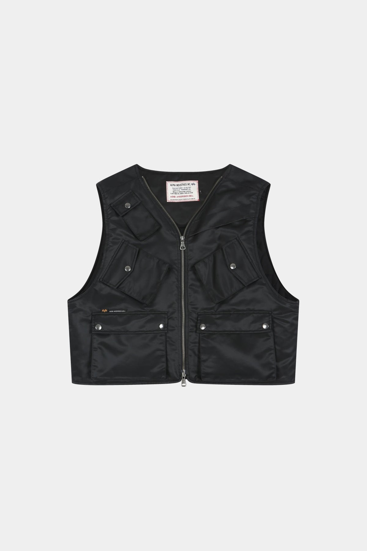 Andersson Bell - Andersson Bell X Alpha Industries Flight Vest (Black) product image 25 | TRAB K-Fashion Australia