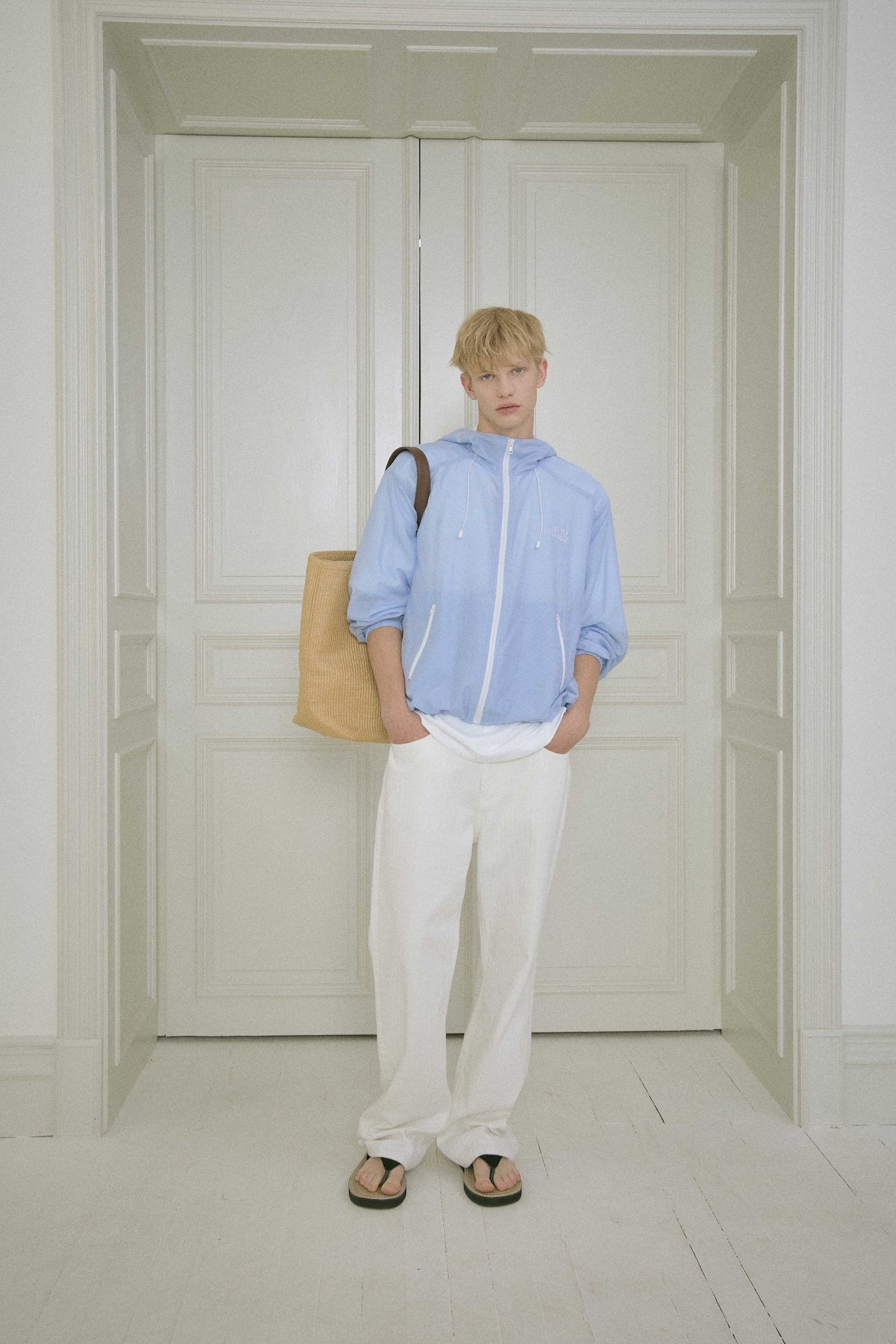 Stu - Stripe Windbreaker (Blue) product image 14 | TRAB K-Fashion Australia