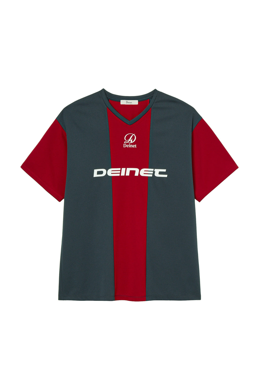 Deinet - Contrast Rugby T-Shirt (Red) product image 1 | TRAB K-Fashion Australia