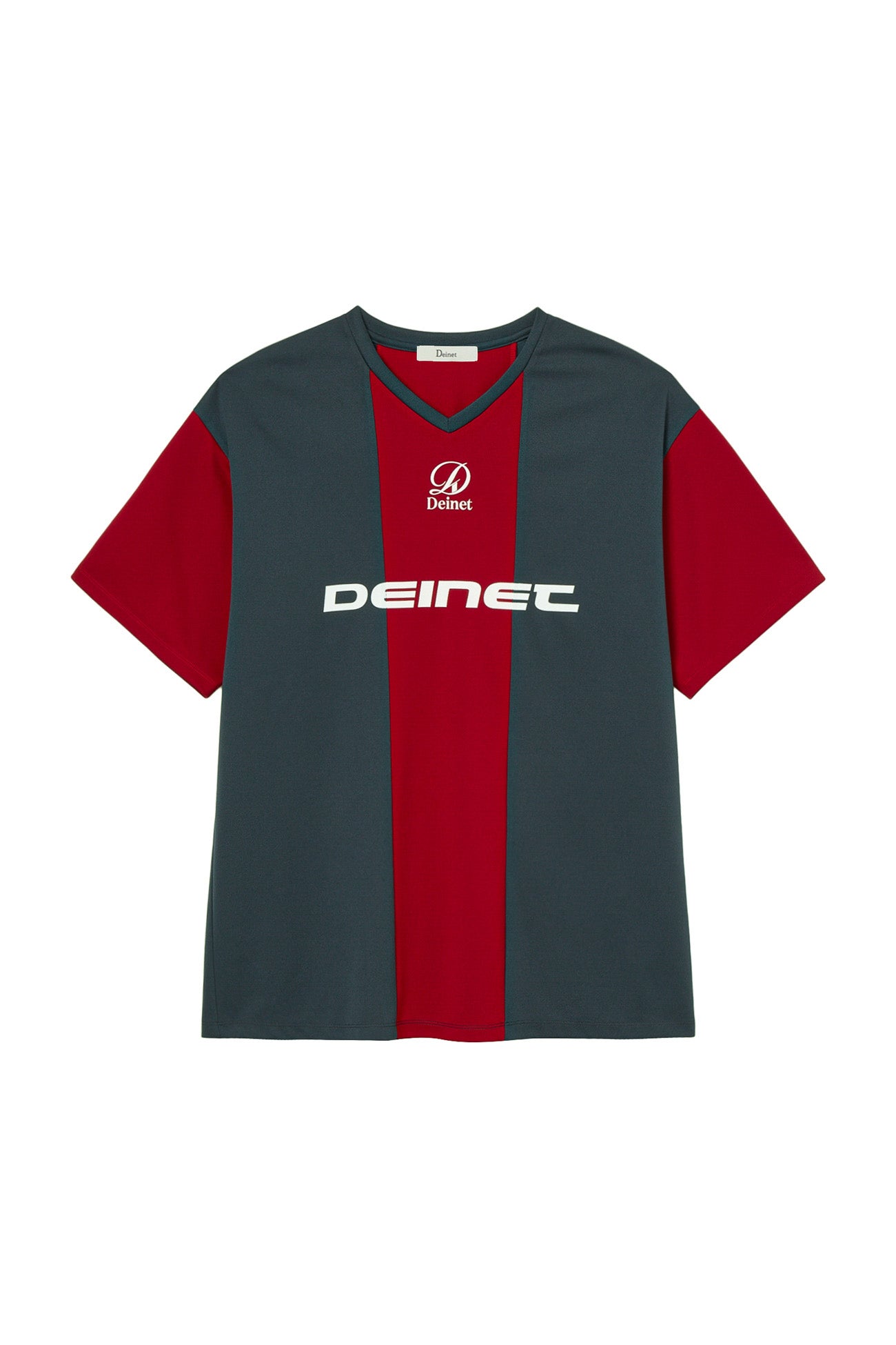 Deinet - Contrast Rugby T-Shirt (Red) product image 1 | TRAB K-Fashion Australia