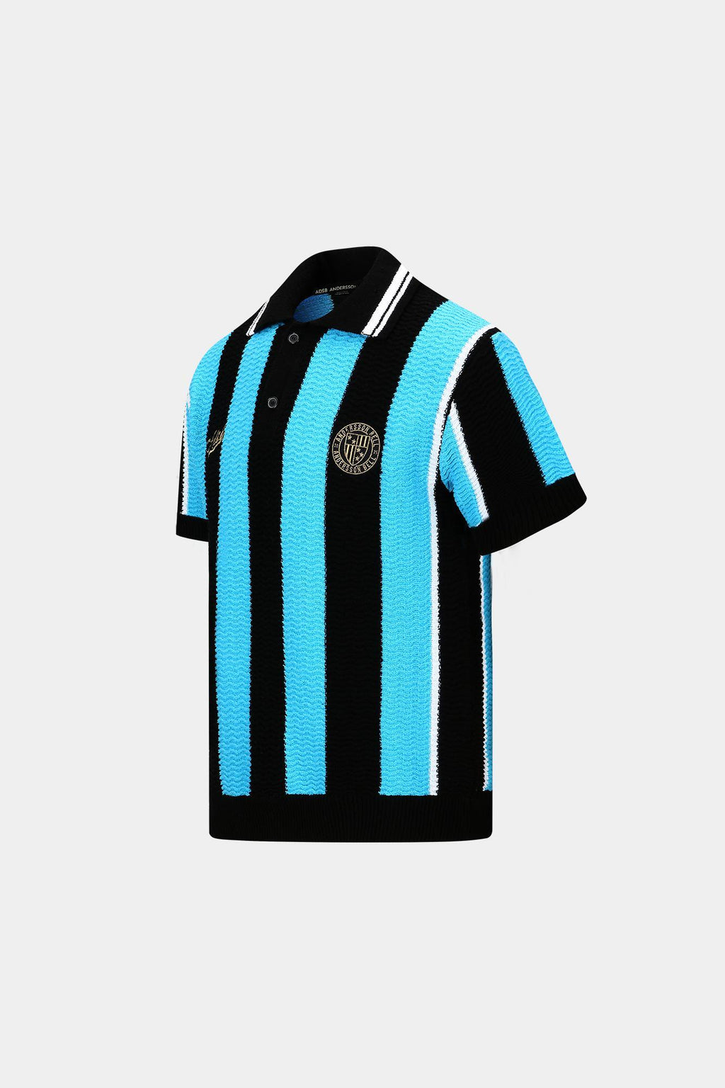 Andersson Bell - Stripe Soccer Polo Sweater (Black/Blue) product image 12 | TRAB K-Fashion Australia