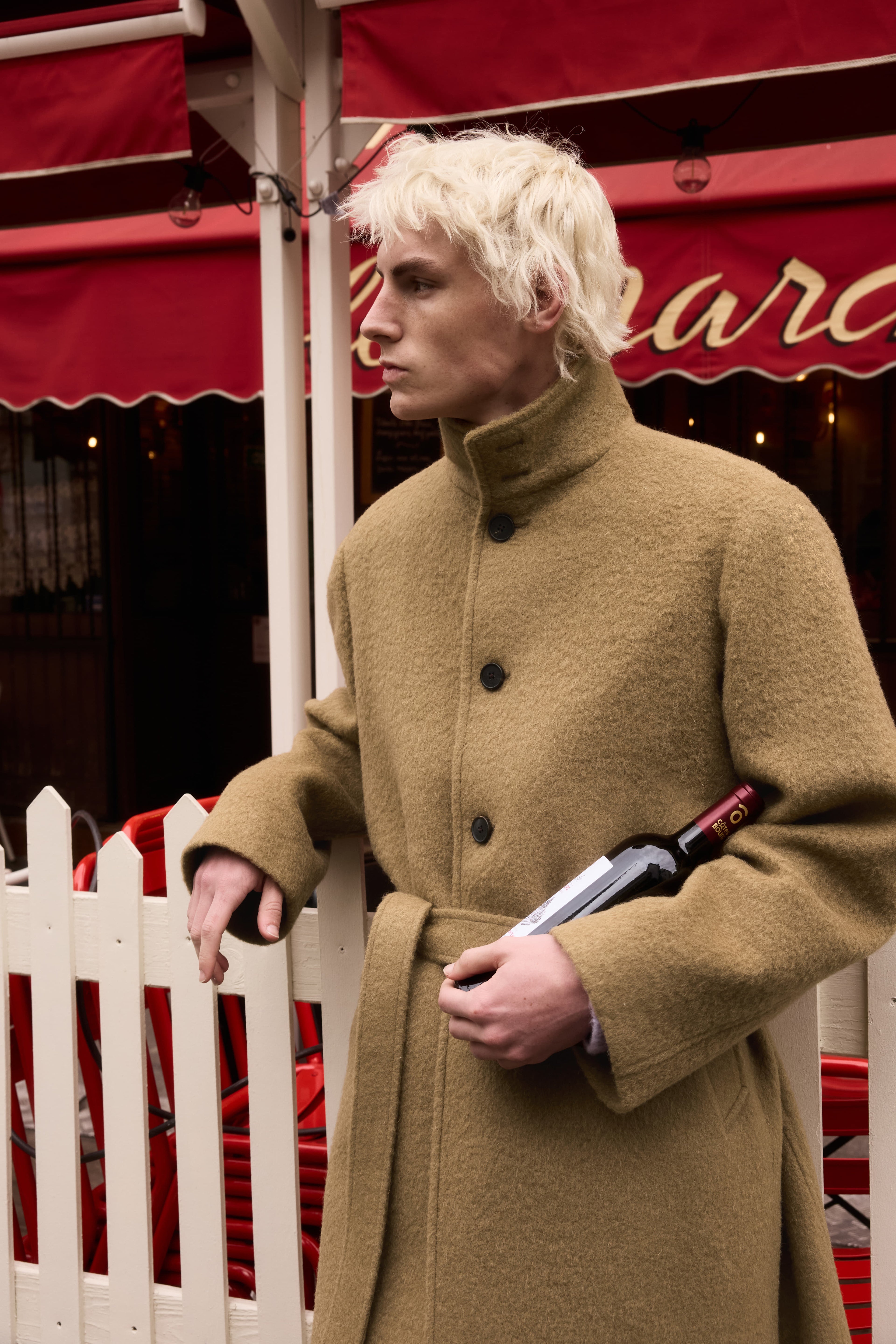 STU - High Neck Alpaca Mac Coat In (Camel) product image 5 | TRAB K-Fashion Australia
