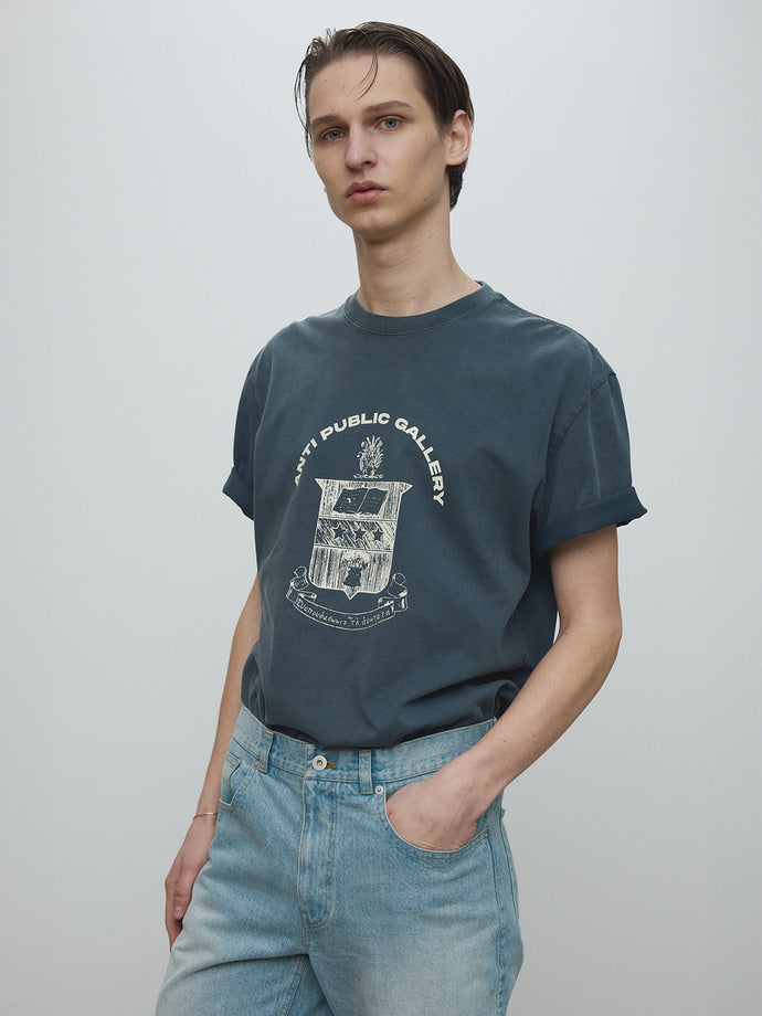 Tonywack - Anti Gallery Garment Dyed T-Shirt (Faded Navy) product image 5 | TRAB K-Fashion Australia