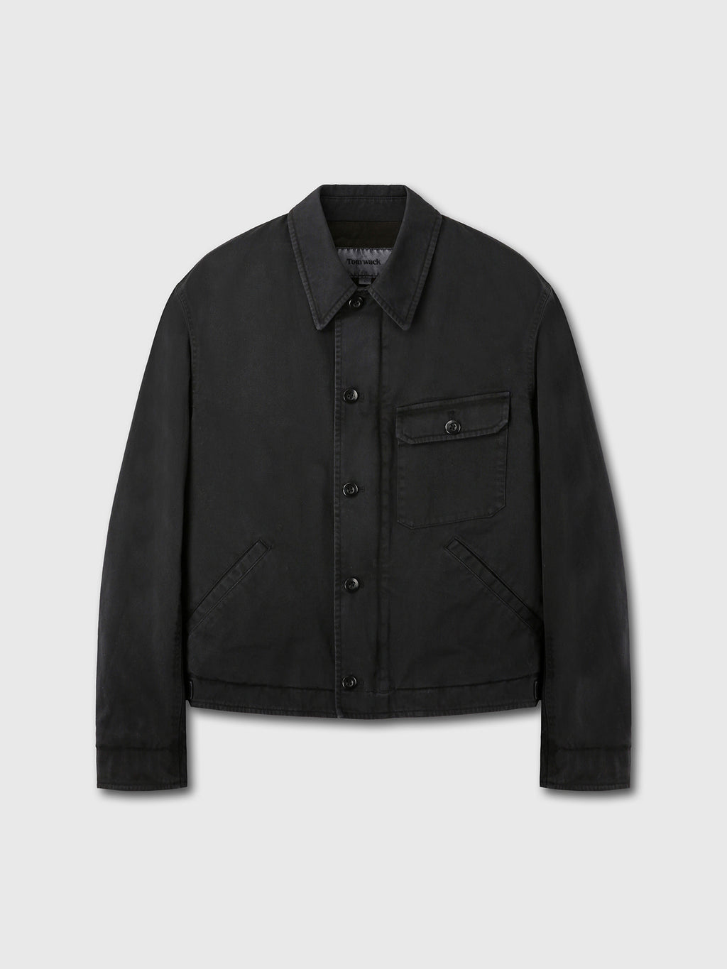Tonywack - Garment-Dyed Cotton Deck Jacket (Faded Black) product image 8 | TRAB K-Fashion Australia