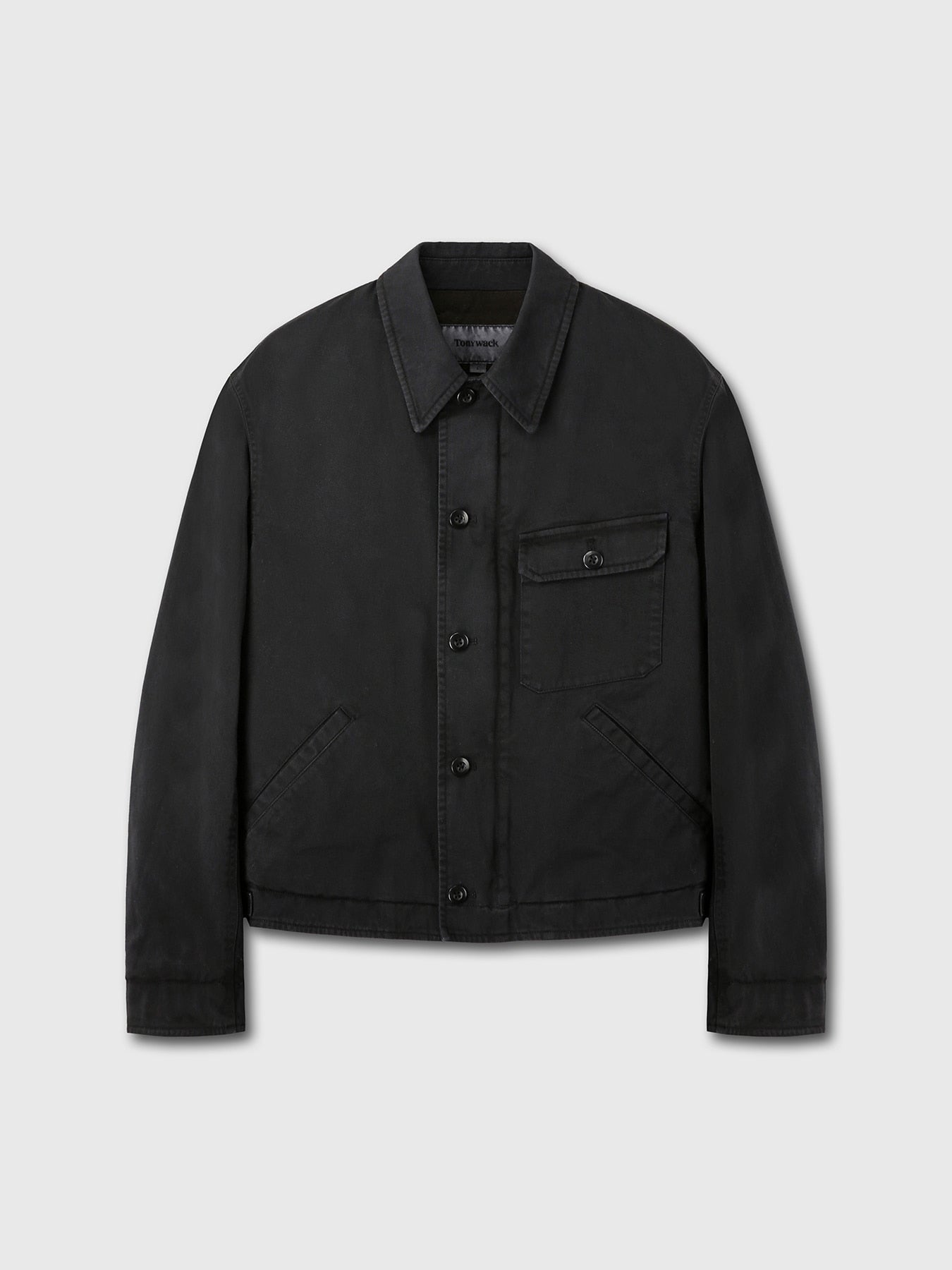 Tonywack - Garment-Dyed Cotton Deck Jacket (Faded Black) product image 8 | TRAB K-Fashion Australia