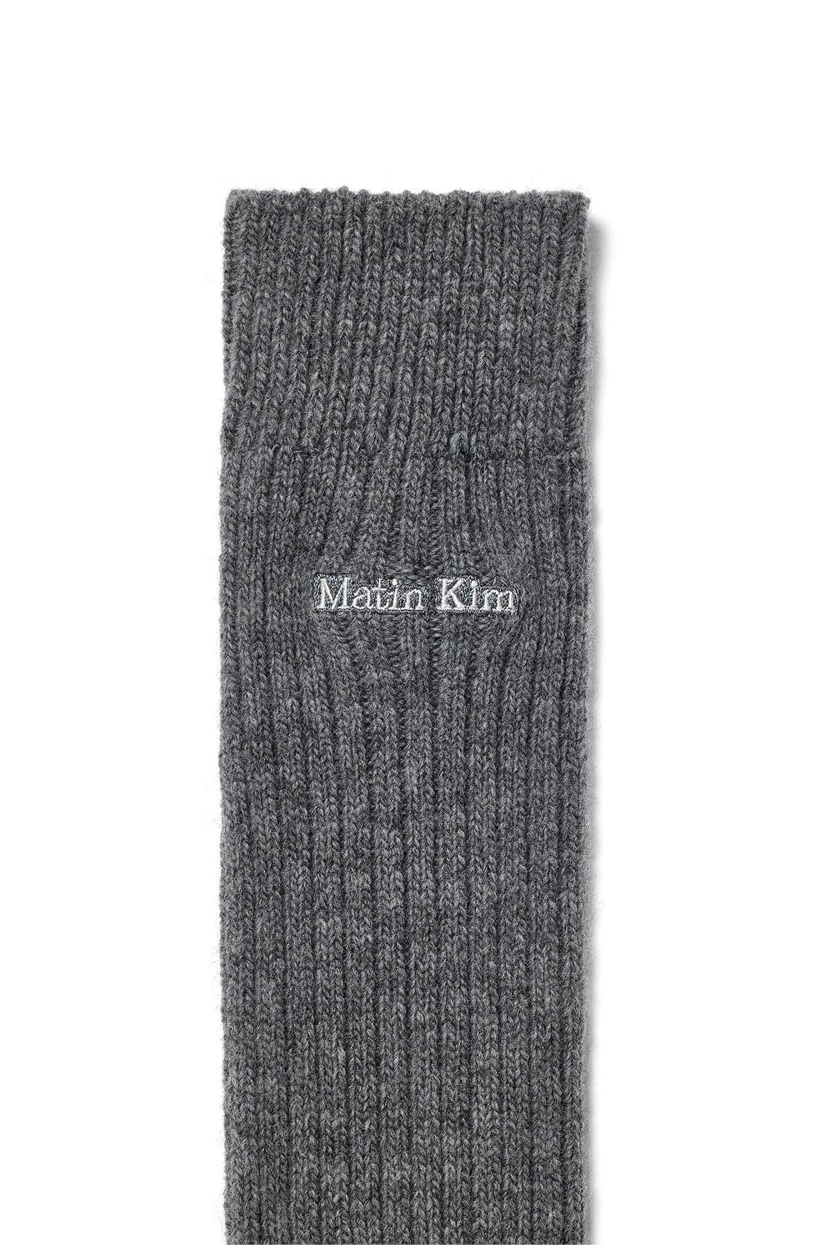 Matin Kim - Wool Blend Knee Socks (Grey) product image 3 | TRAB K-Fashion Australia