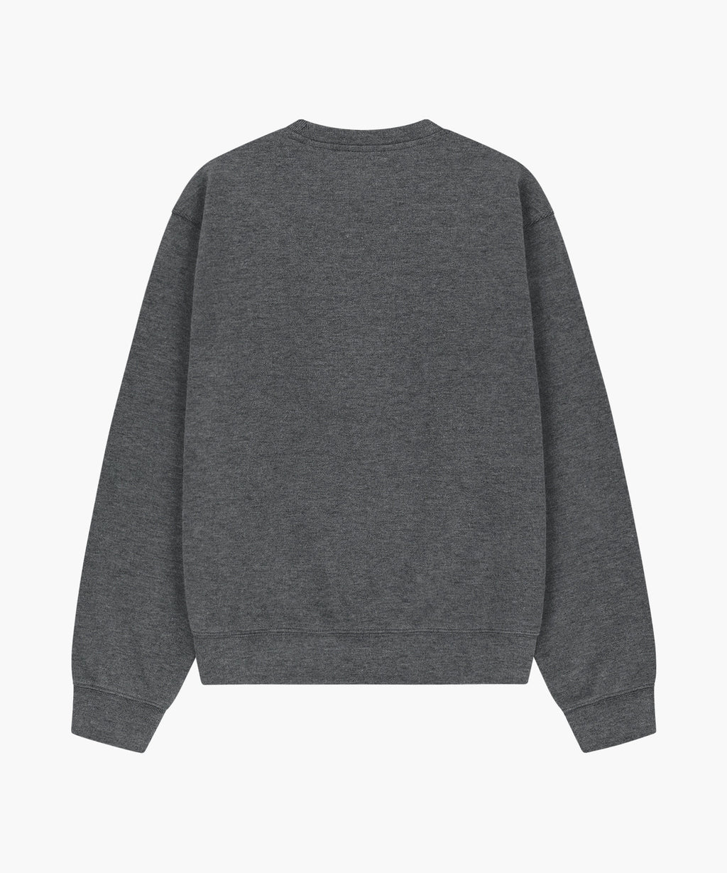 Marithe & Francois Girbaud - Drawing Logo Sakariba Sweatshirt (Heather Charcoal) product image 6 | TRAB K-Fashion Australia