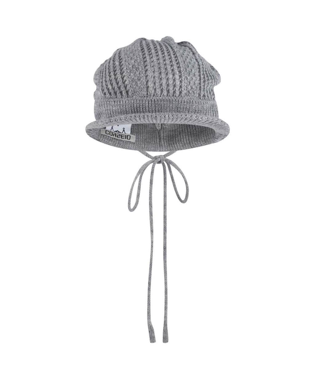 Coyseio - Coy Visor Crochet Beanie (Melange Grey) product image 1 | TRAB K-Fashion Australia