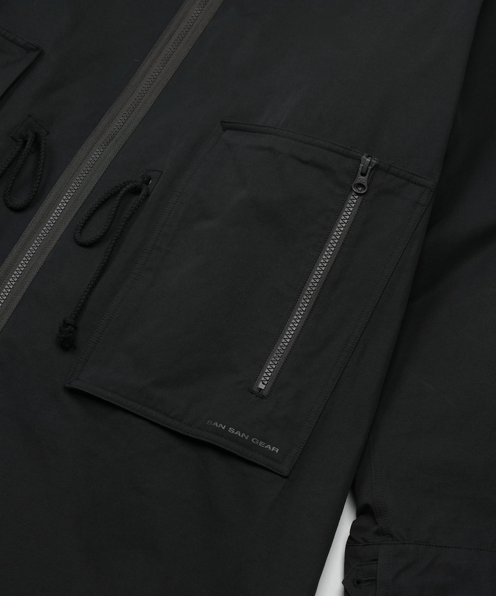 San San Gear - Zipper Field Parka (Black) product image 9 | TRAB K-Fashion Australia