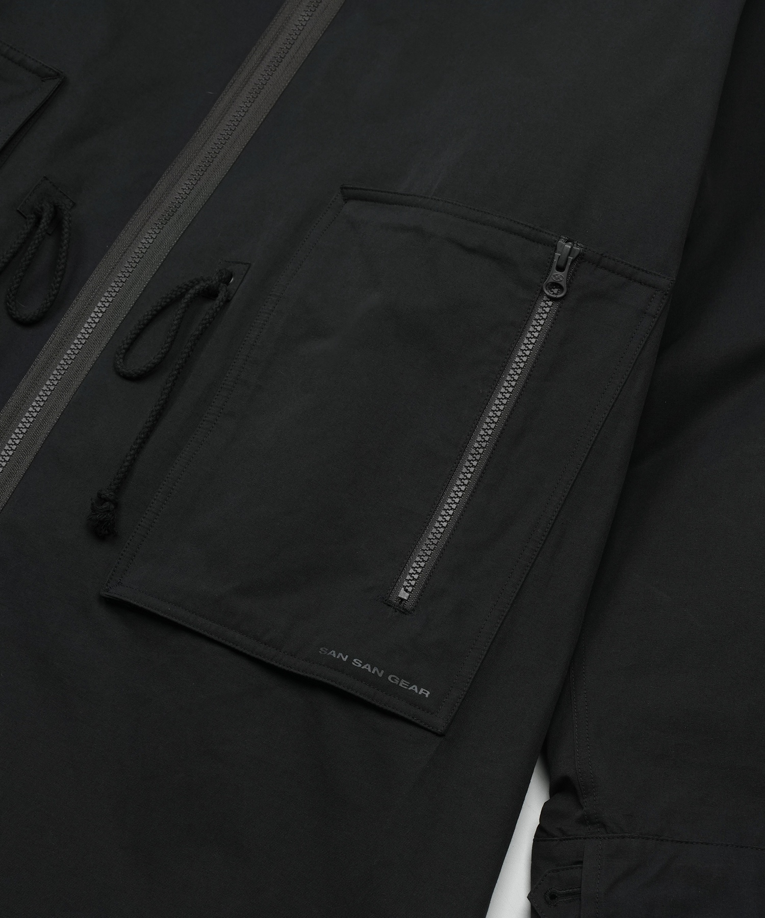San San Gear - Zipper Field Parka (Black) product image 9 | TRAB K-Fashion Australia