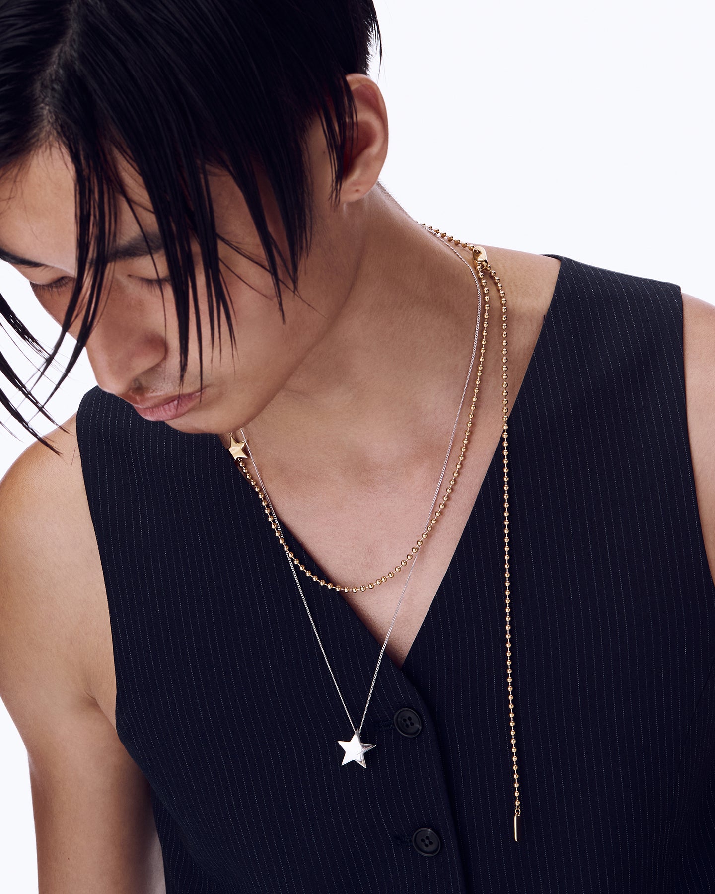 Numbering - Double Sided Star Necklace #3815 product image 3 | TRAB K-Fashion Australia
