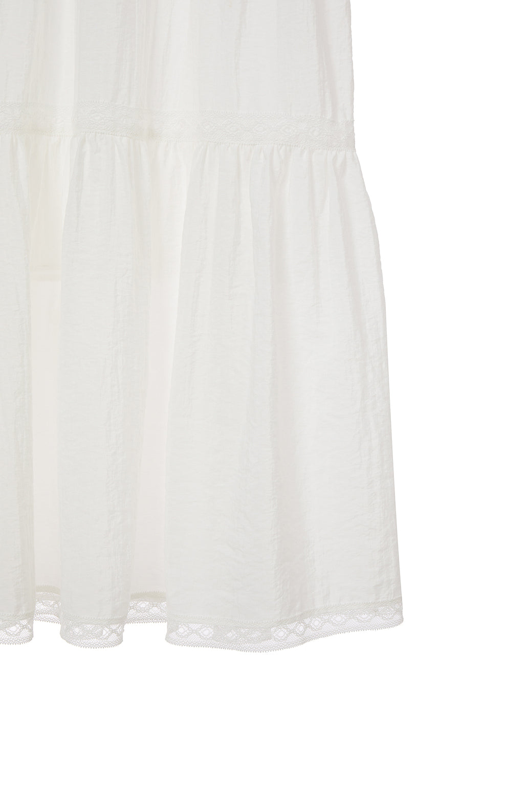 Deinet - Deinet Shirring Sleeveless Dress (White) product image 6 | TRAB K-Fashion Australia