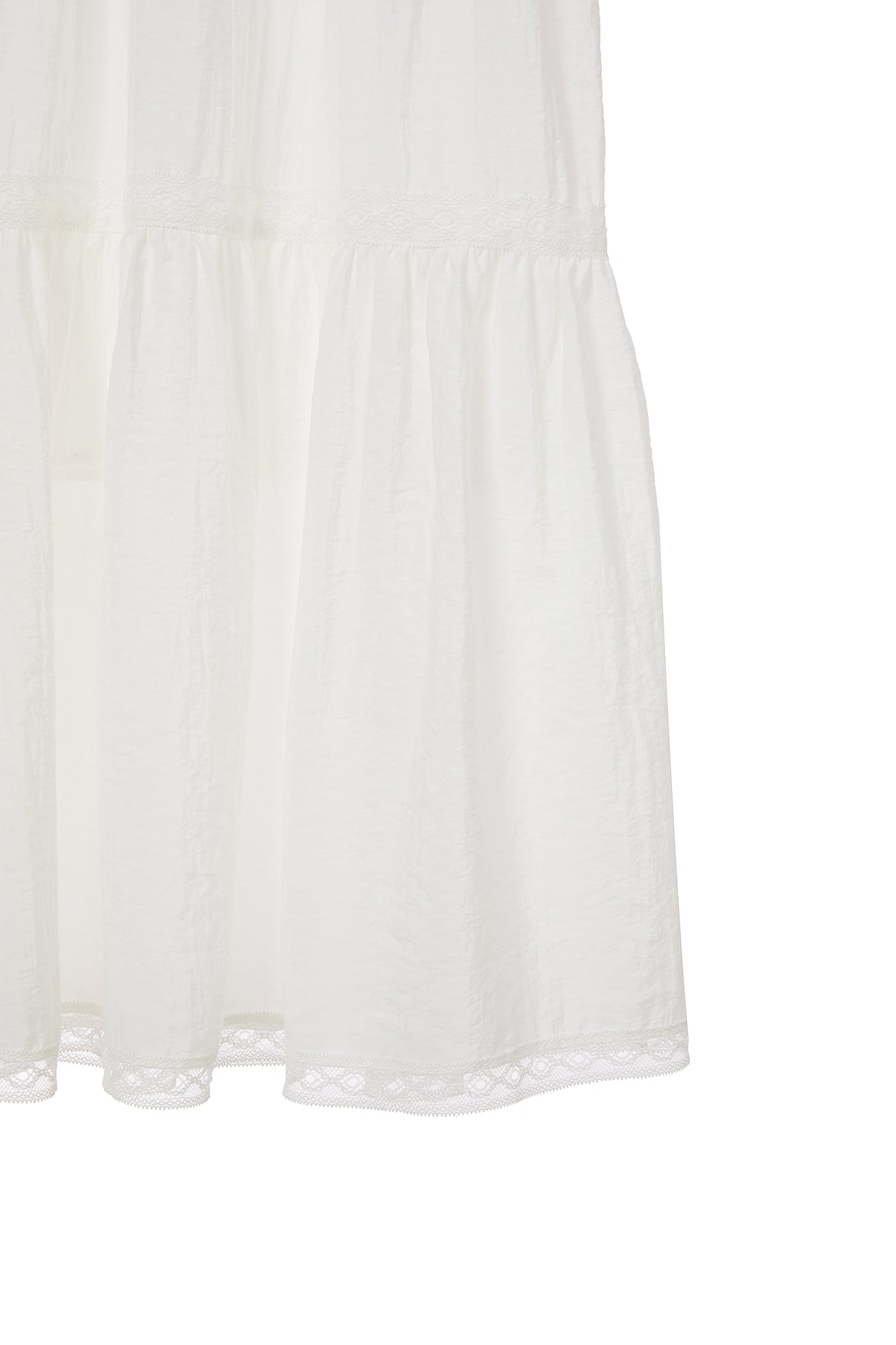 Deinet - Deinet Shirring Sleeveless Dress (White) product image 6 | TRAB K-Fashion Australia