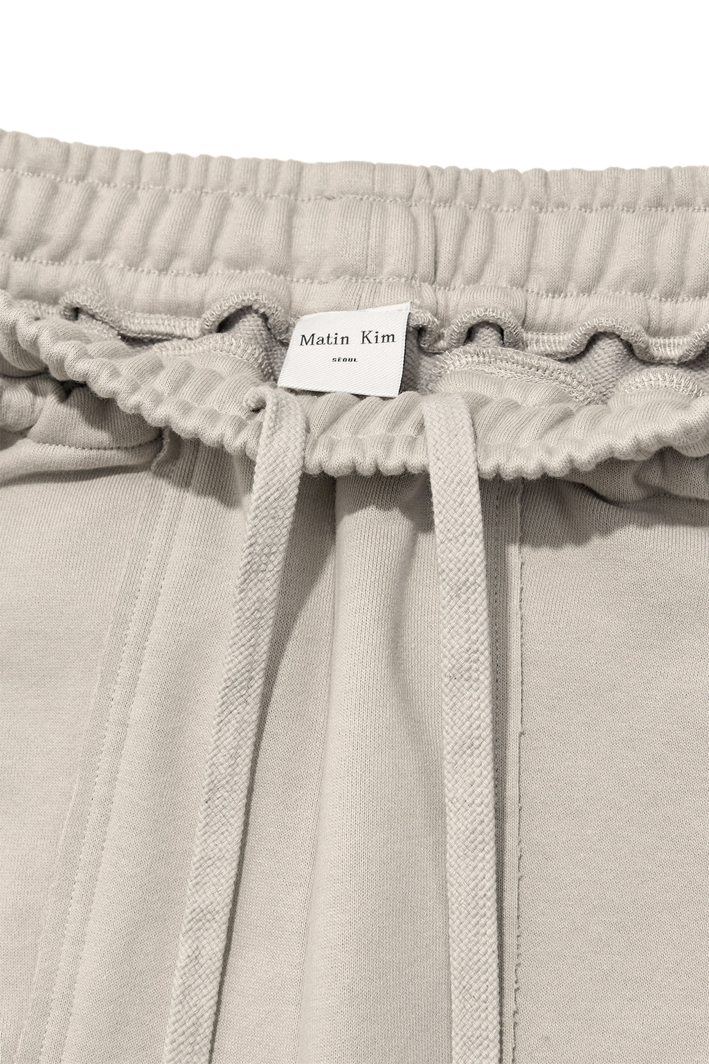 Matin Kim - Volume Pocket Sweatpants (Pale Beige) product image 5 | TRAB K-Fashion Australia