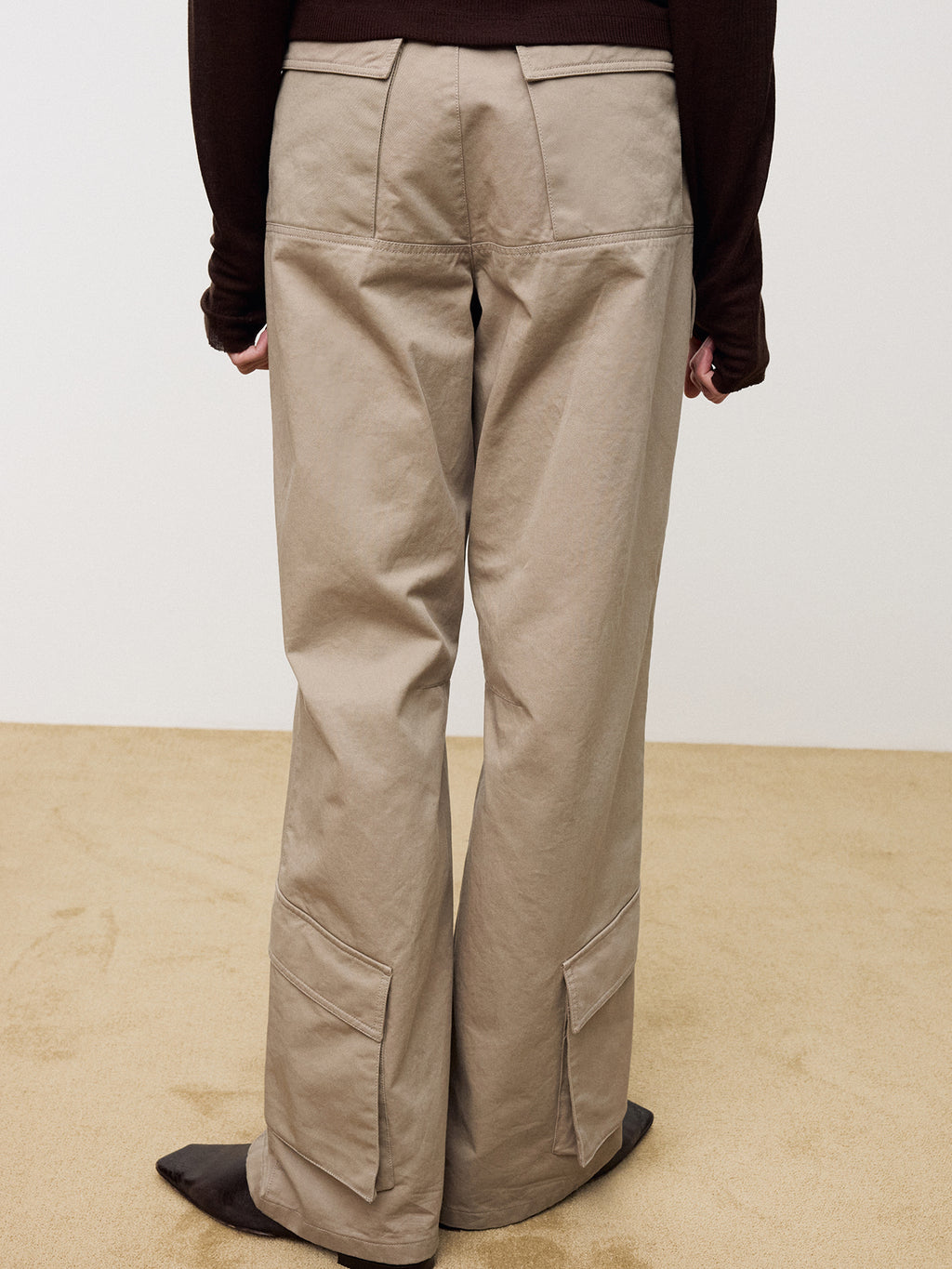 Tonywack - Garment Washed Utility Cargo Pants (Beige) product image 6 | TRAB K-Fashion Australia