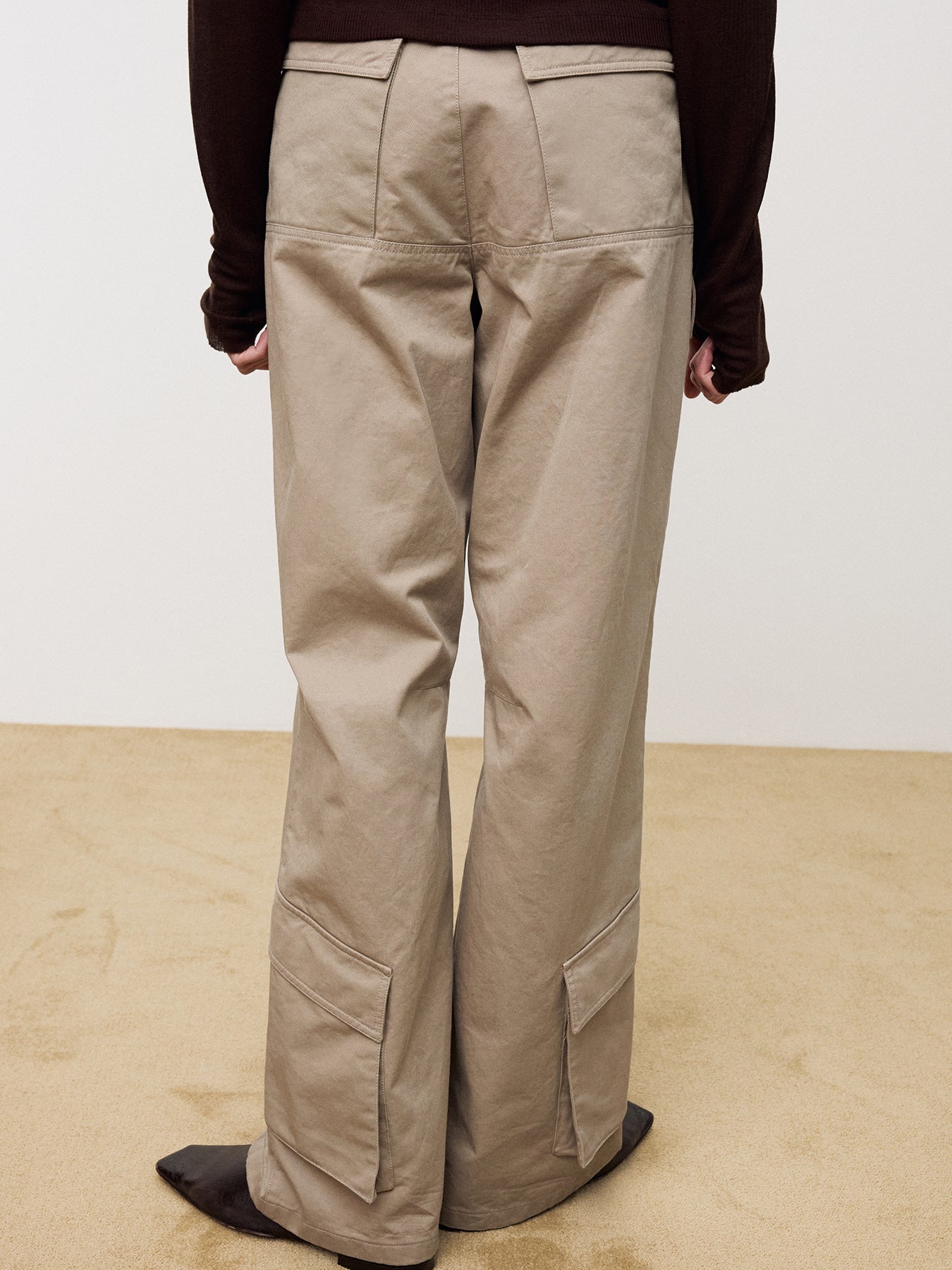 Tonywack - Garment Washed Utility Cargo Pants (Beige) product image 6 | TRAB K-Fashion Australia