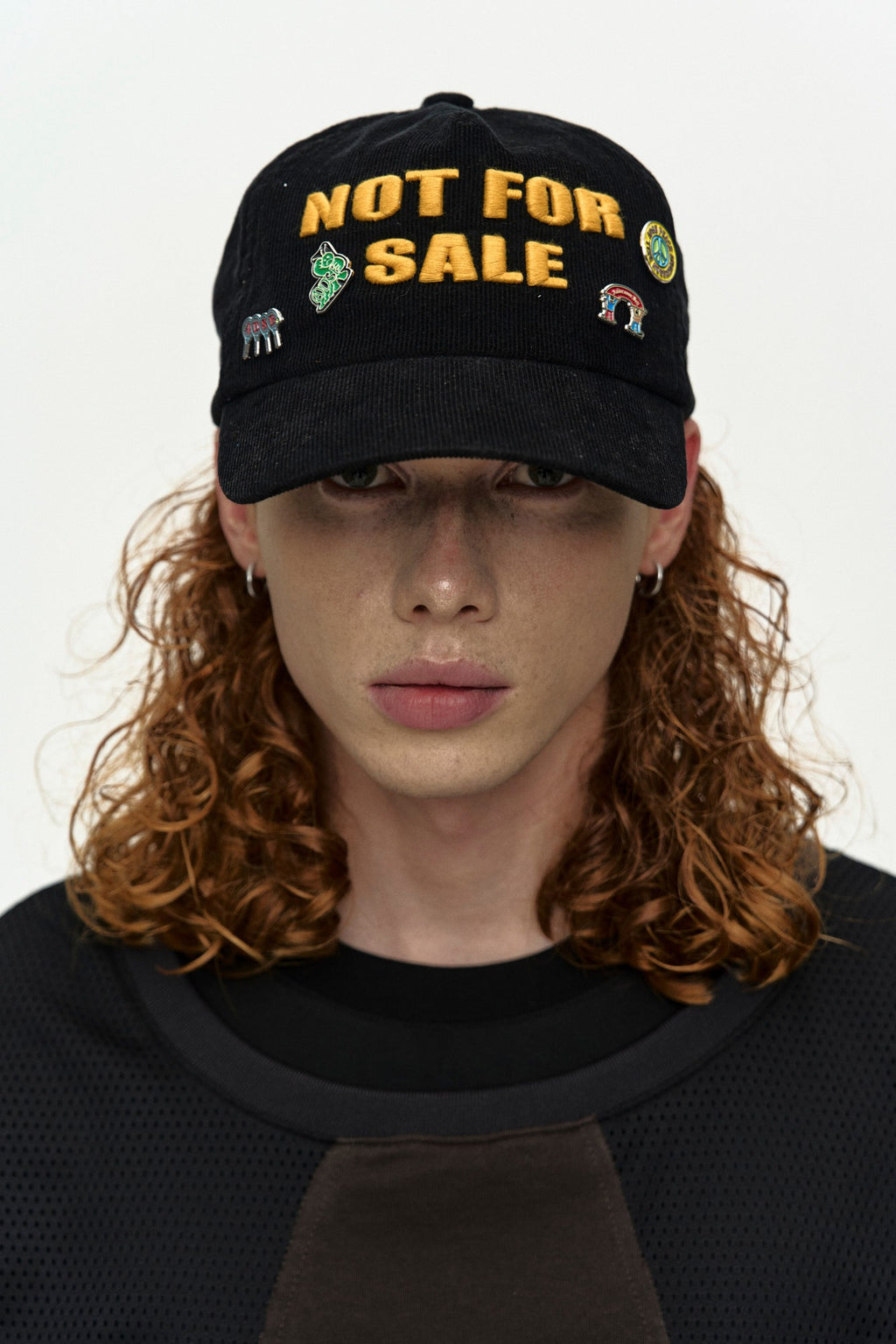 Andersson Bell - Unisex Not For Sale Badge Cap (Black) product image 1 | TRAB K-Fashion Australia