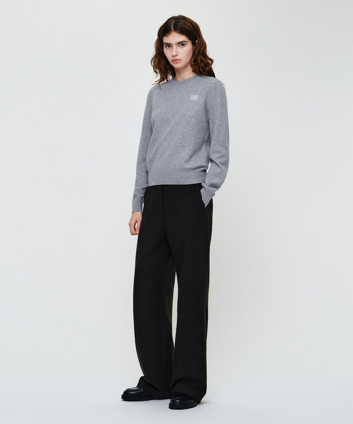 Marithe & Francois Girbaud - Wool-like Slacks (Navy) product image 3 | TRAB K-Fashion Australia