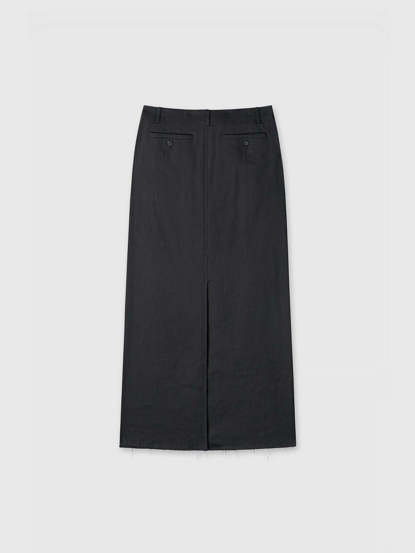 Tonywack - Linen Relaxed Maxi Skirt (Vintage Carbon) product image 9 | TRAB K-Fashion Australia