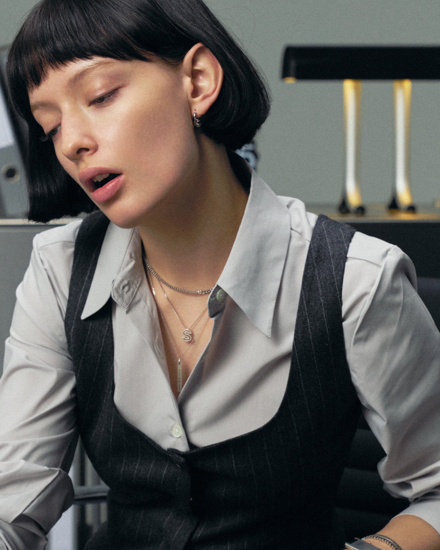 Numbering - Ball Hoop Earrings #7391 product image 2 | TRAB K-Fashion Australia