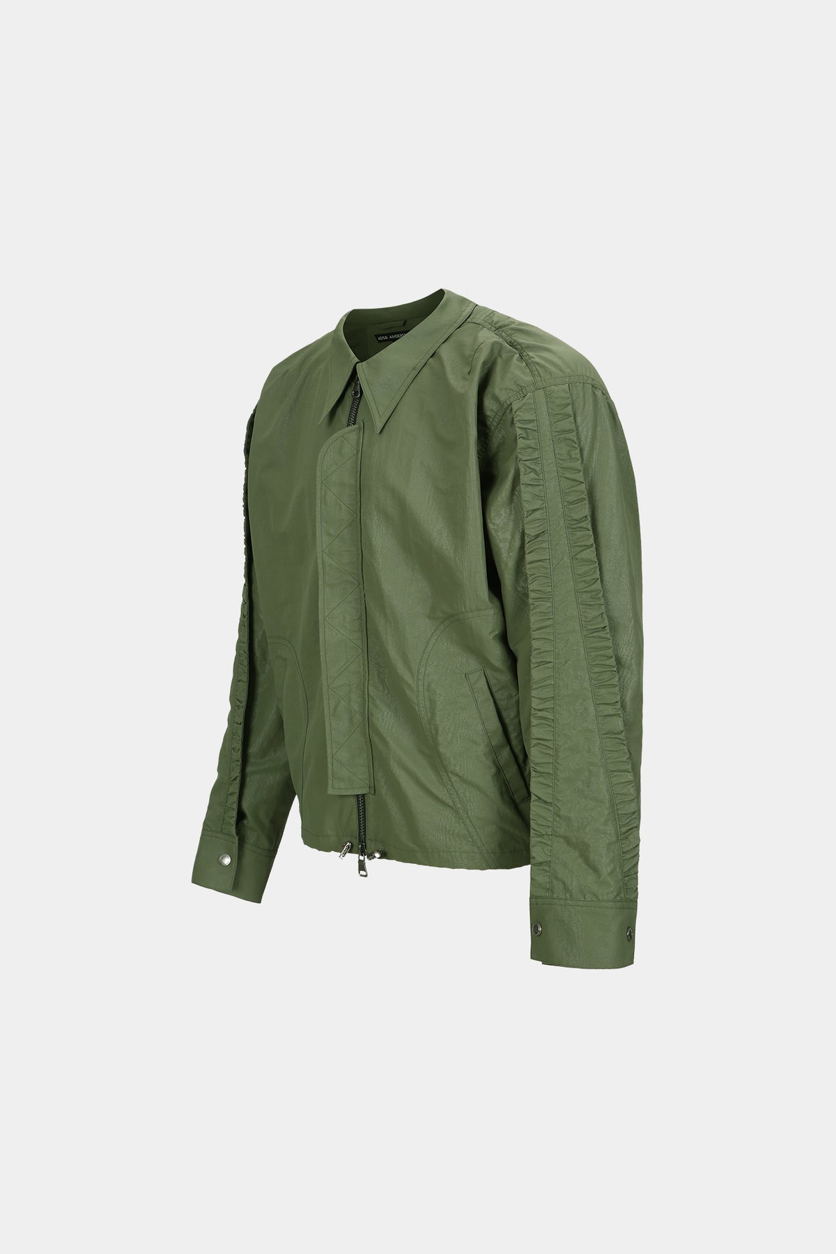 Andersson Bell - Cardin Zip-Up Jacket (Khaki) product image 10 | TRAB K-Fashion Australia