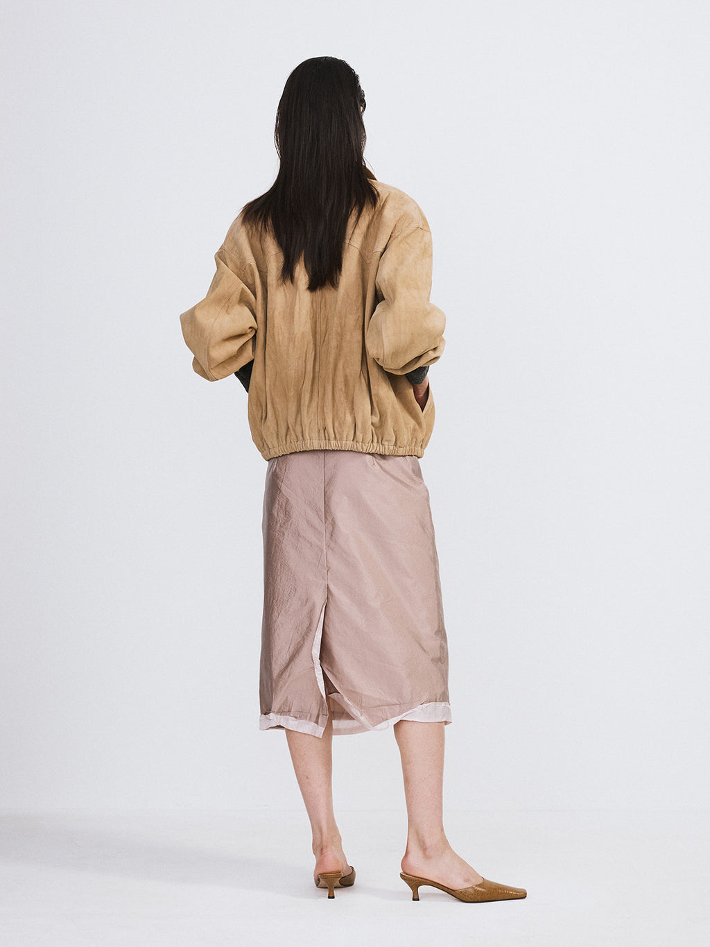 Recto - Suede Harrington Jumper (Desert) product image 2 | TRAB K-Fashion Australia