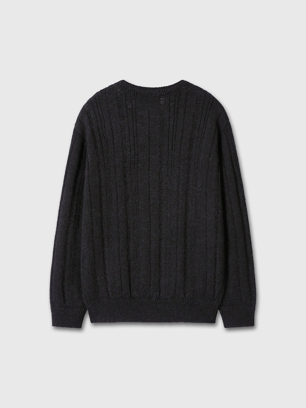 Tonywack - Kid Mohair Distressed Ribbed Sweater (Black) product image 12 | TRAB K-Fashion Australia