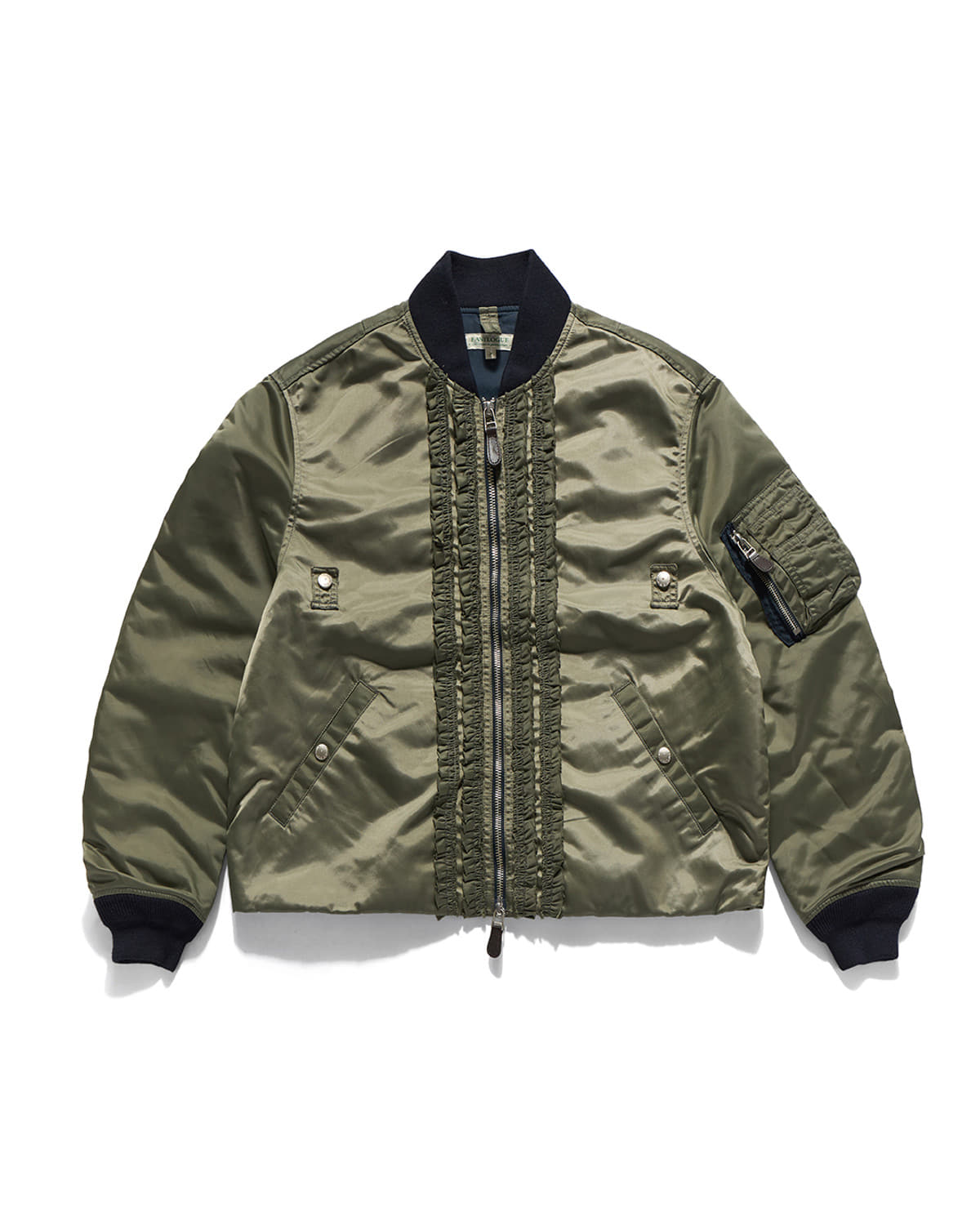 Eastlogue - Aura Ma-1 Blouson Jumper (Olive) product image 3 | TRAB K-Fashion Australia