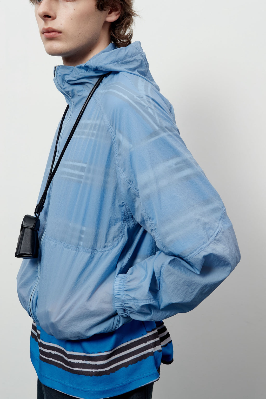 Stu - Round Cut Windbreaker (Skyblue) product image 8 | TRAB K-Fashion Australia