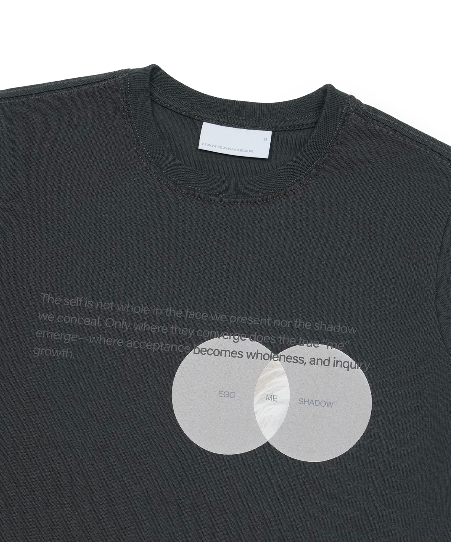 San San Gear - Mind T-Shirt (Charcoal) product image 6 | TRAB K-Fashion Australia