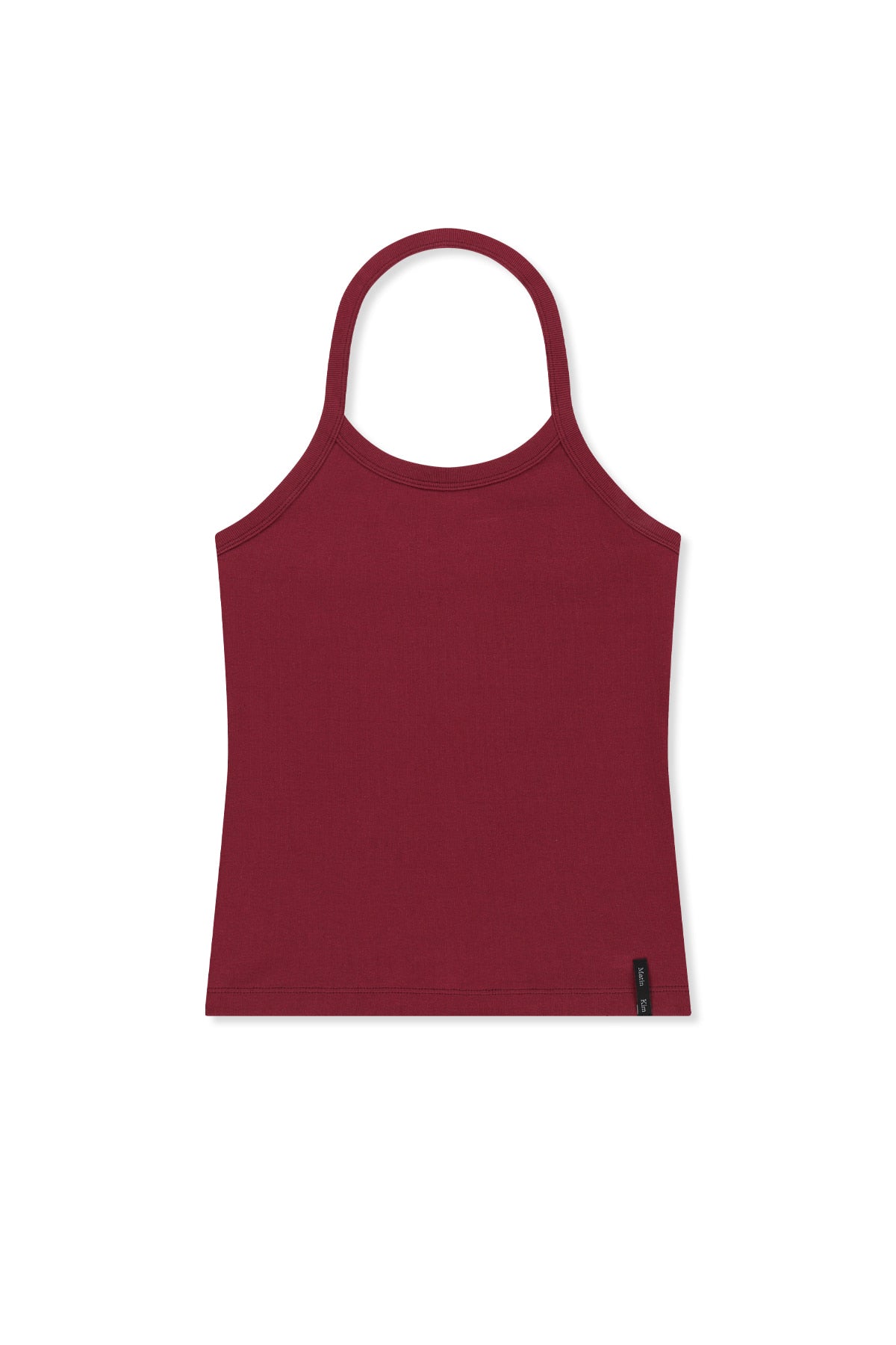 Matin Kim - Label Detail Halter Tank Top (Wine) product image 13 | TRAB K-Fashion Australia