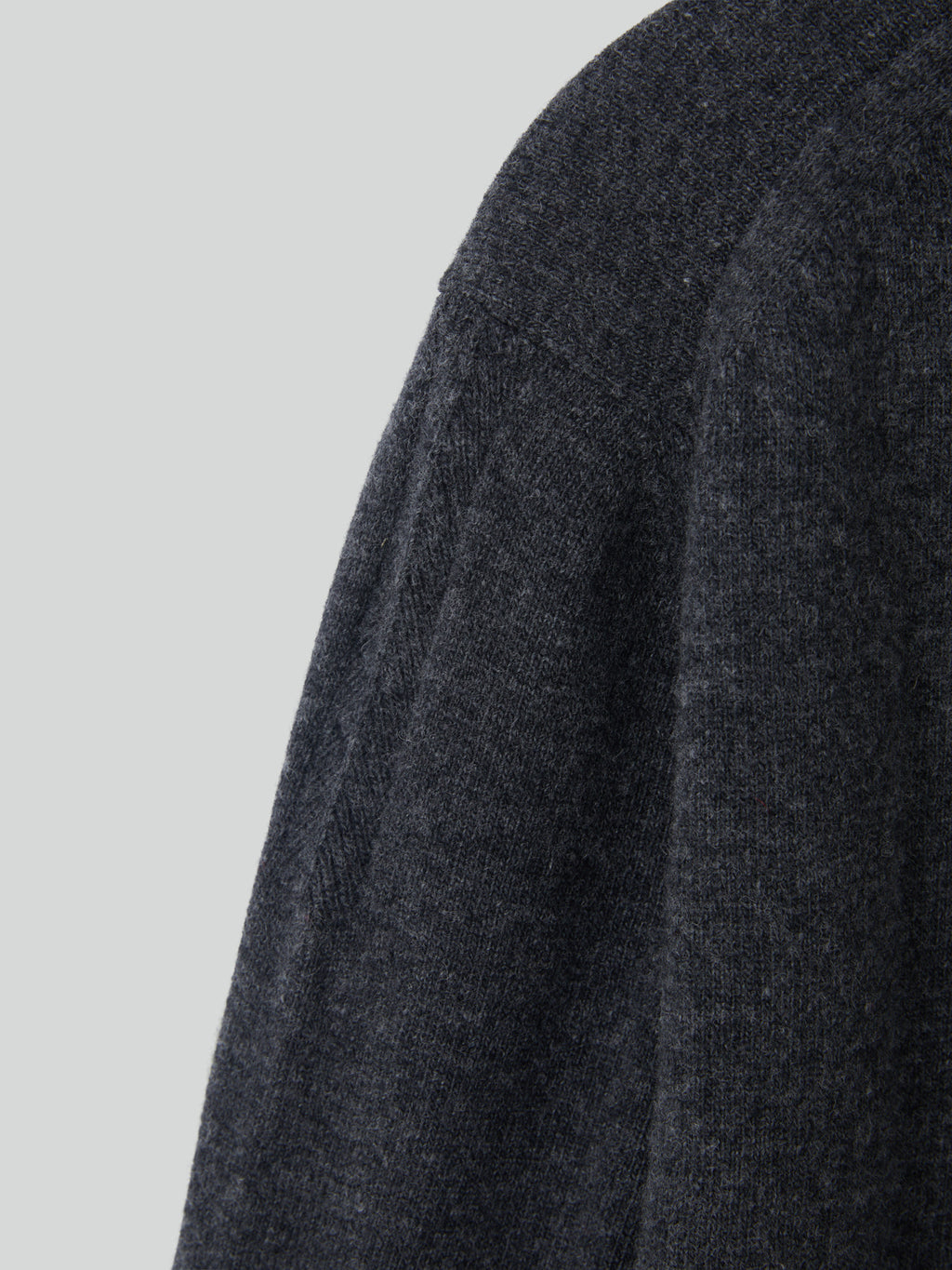 Recto - Shirt Cuffs Detail Knit Top (Charcoal Grey) product image 14 | TRAB K-Fashion Australia