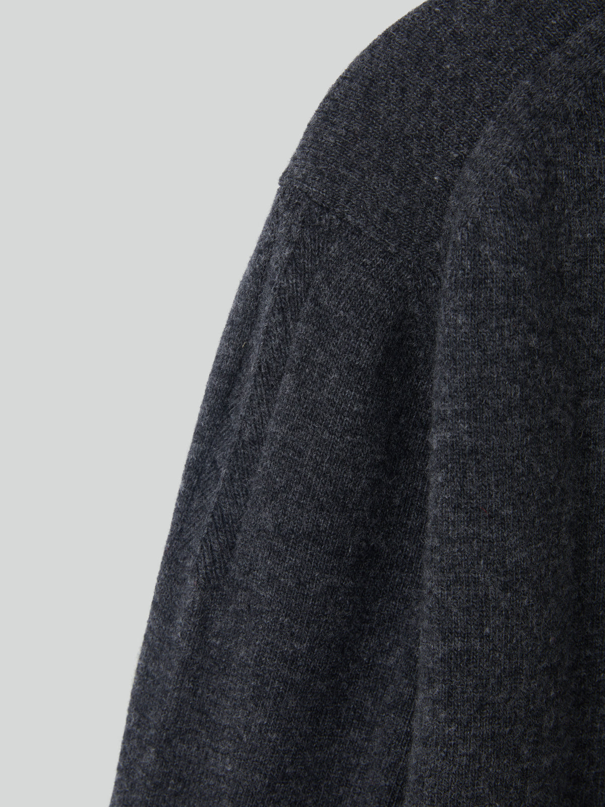 Recto - Shirt Cuffs Detail Knit Top (Charcoal Grey) product image 14 | TRAB K-Fashion Australia