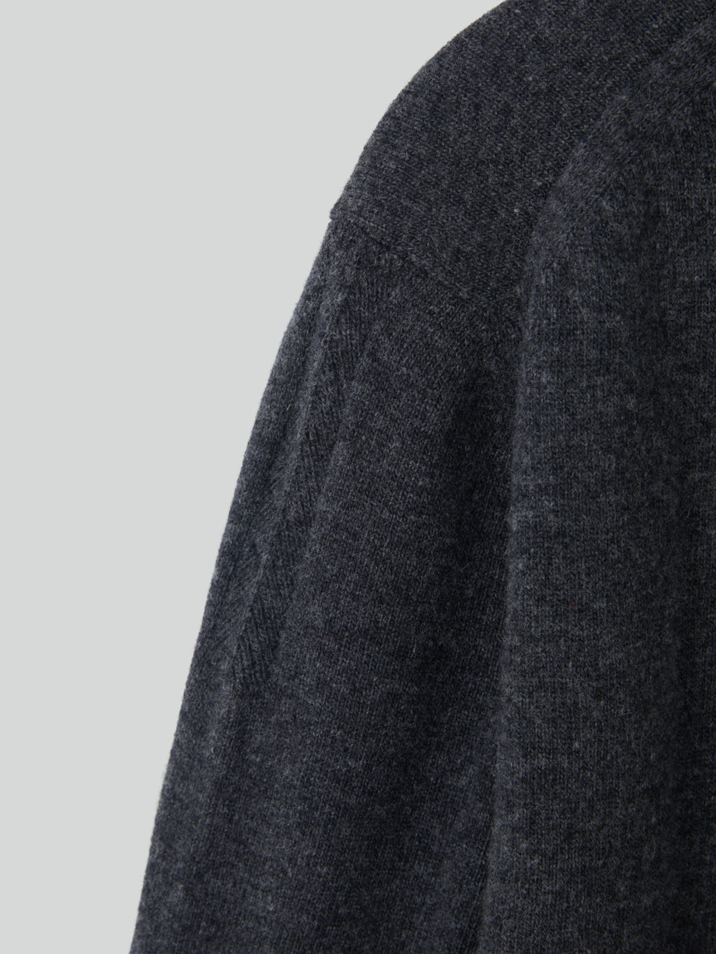 Recto - Shirt Cuffs Detail Knit Top (Charcoal Grey) product image 14 | TRAB K-Fashion Australia