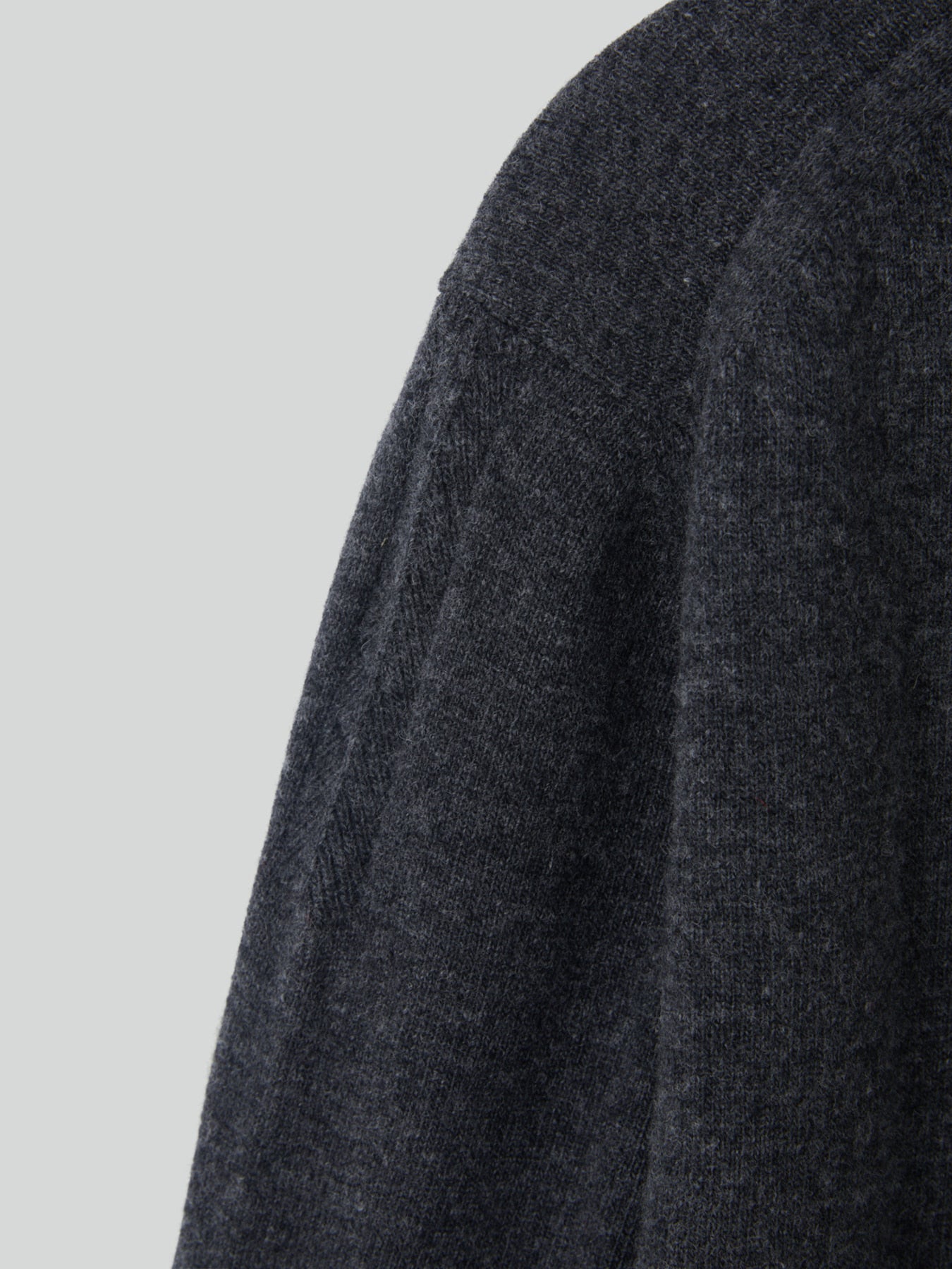 Recto - Shirt Cuffs Detail Knit Top (Charcoal Grey) product image 14 | TRAB K-Fashion Australia