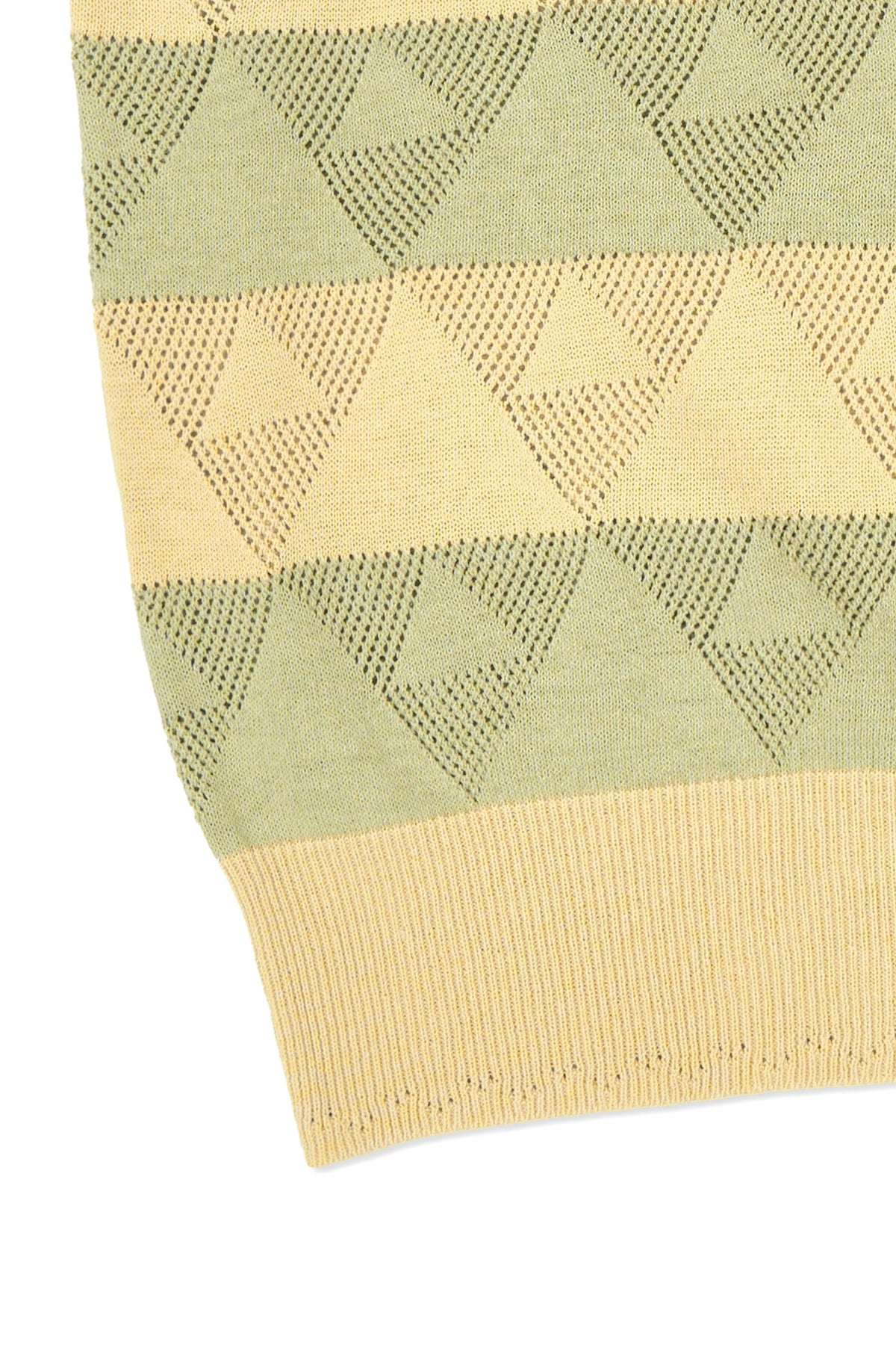 Ioedle - Split Stripe Short Sleeve Knit (Green) product image 6 | TRAB K-Fashion Australia