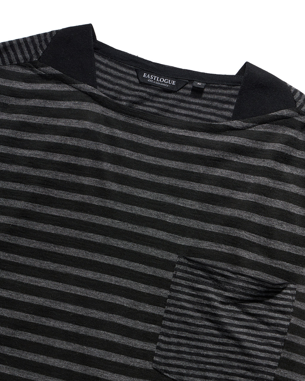 Eastlogue - Marina T-shirts (Mixed Charcoal Stripe) product image 7 | TRAB K-Fashion Australia