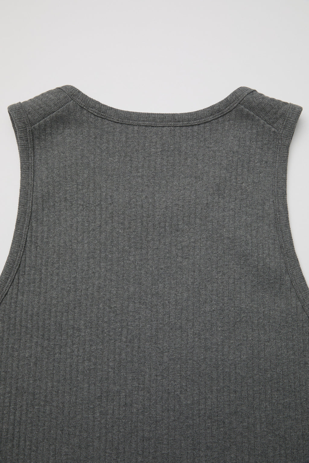 Coor - Scoop-Neck Ribbed Sleeveless (Melange Gray) product image 6 | TRAB K-Fashion Australia