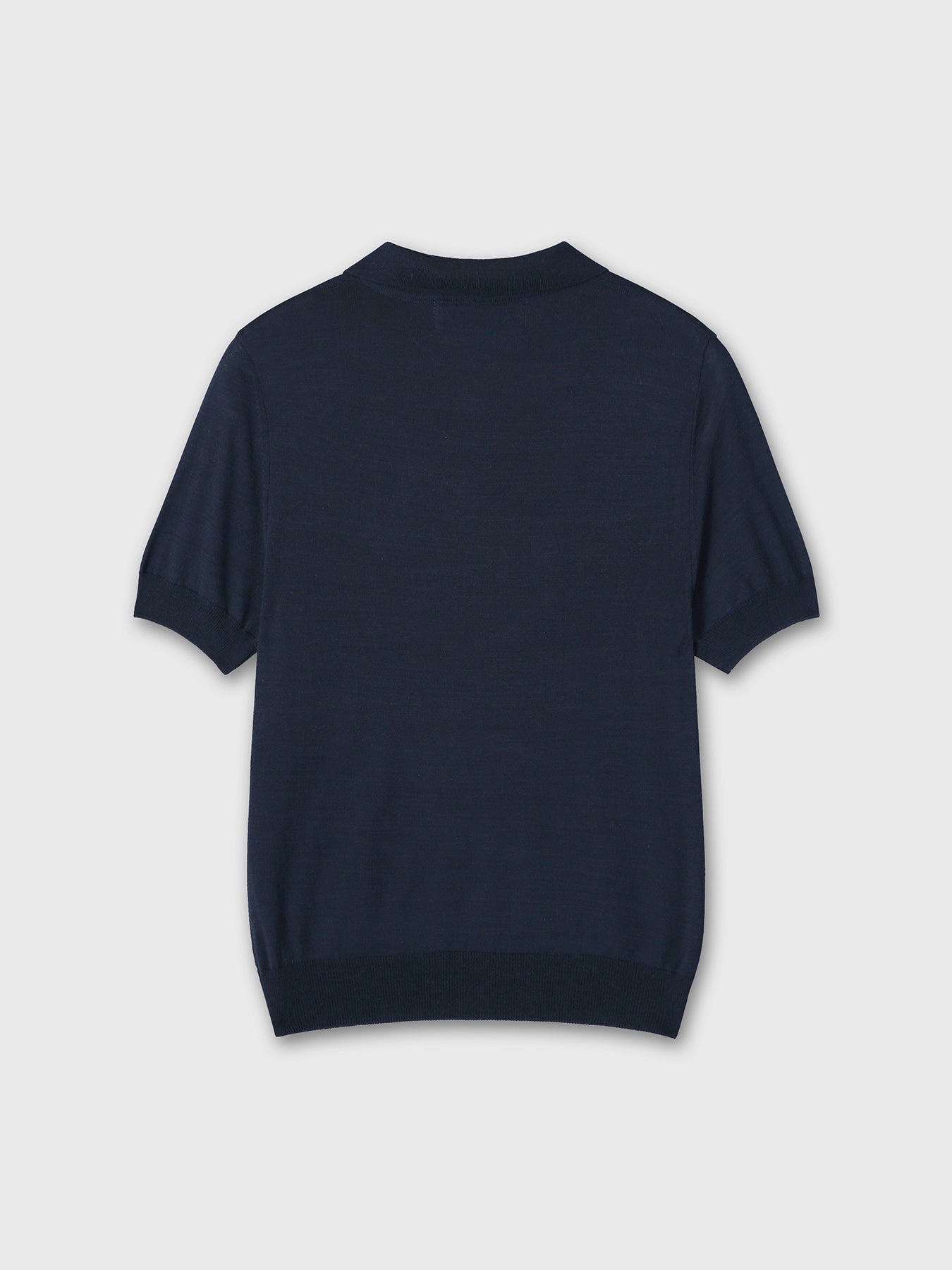 Tonywack - Silk Cotton Polo Shirt (Navy) product image 10 | TRAB K-Fashion Australia