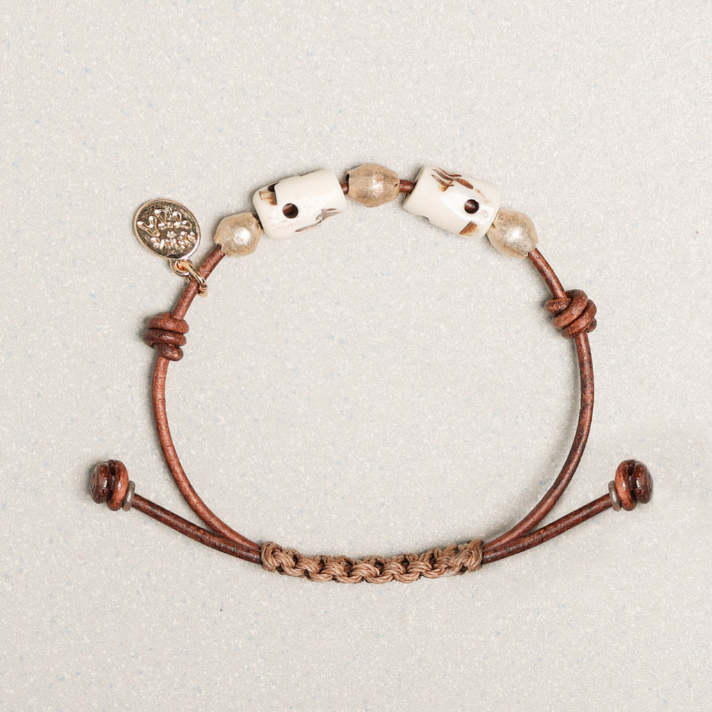 Towtow Archive - Hocus Pocus Bracelet (Skull) (White) product image 1 | TRAB K-Fashion Australia
