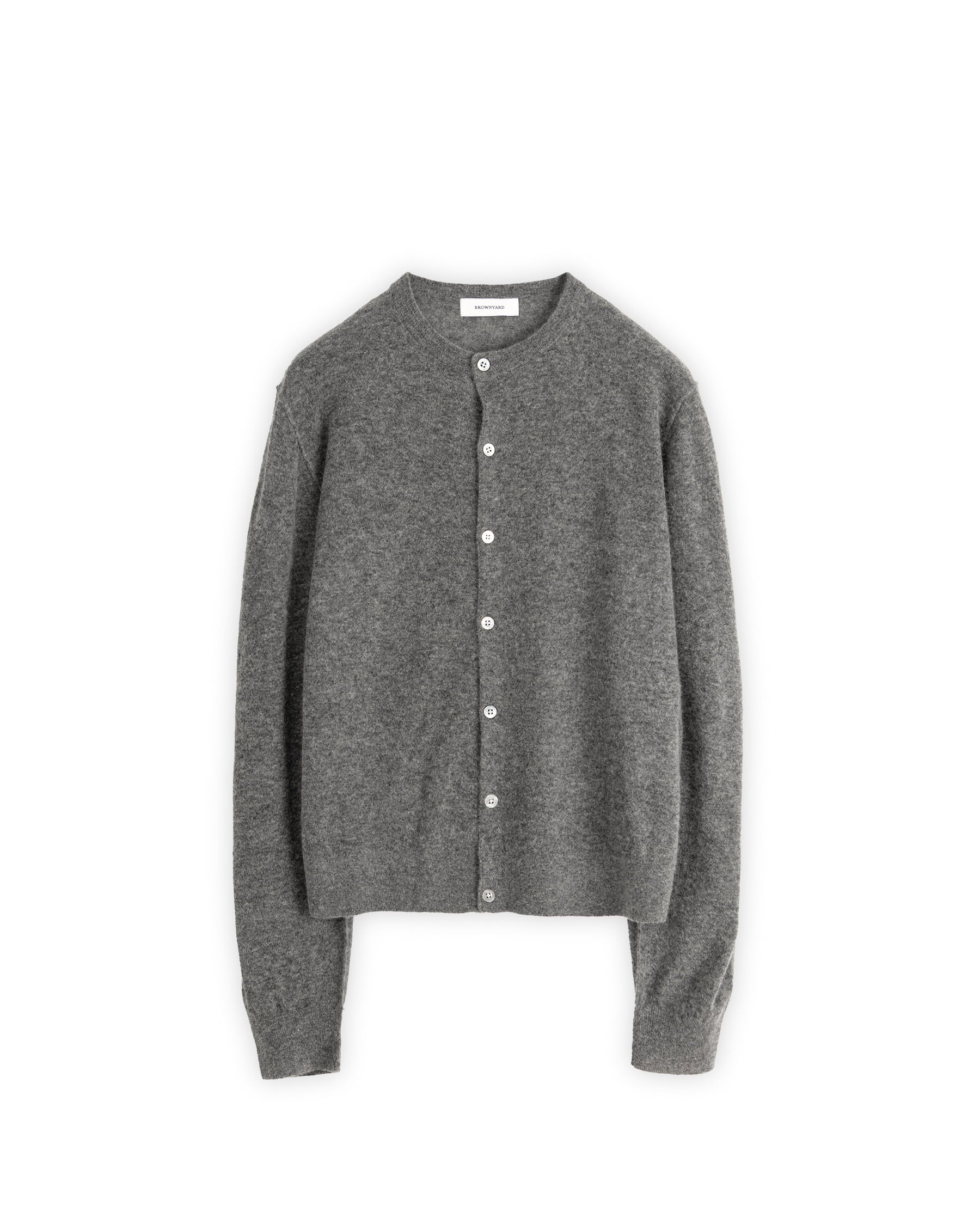 Brownyard - Soft Round Cardigan (Grey) product image 5 | TRAB K-Fashion Australia