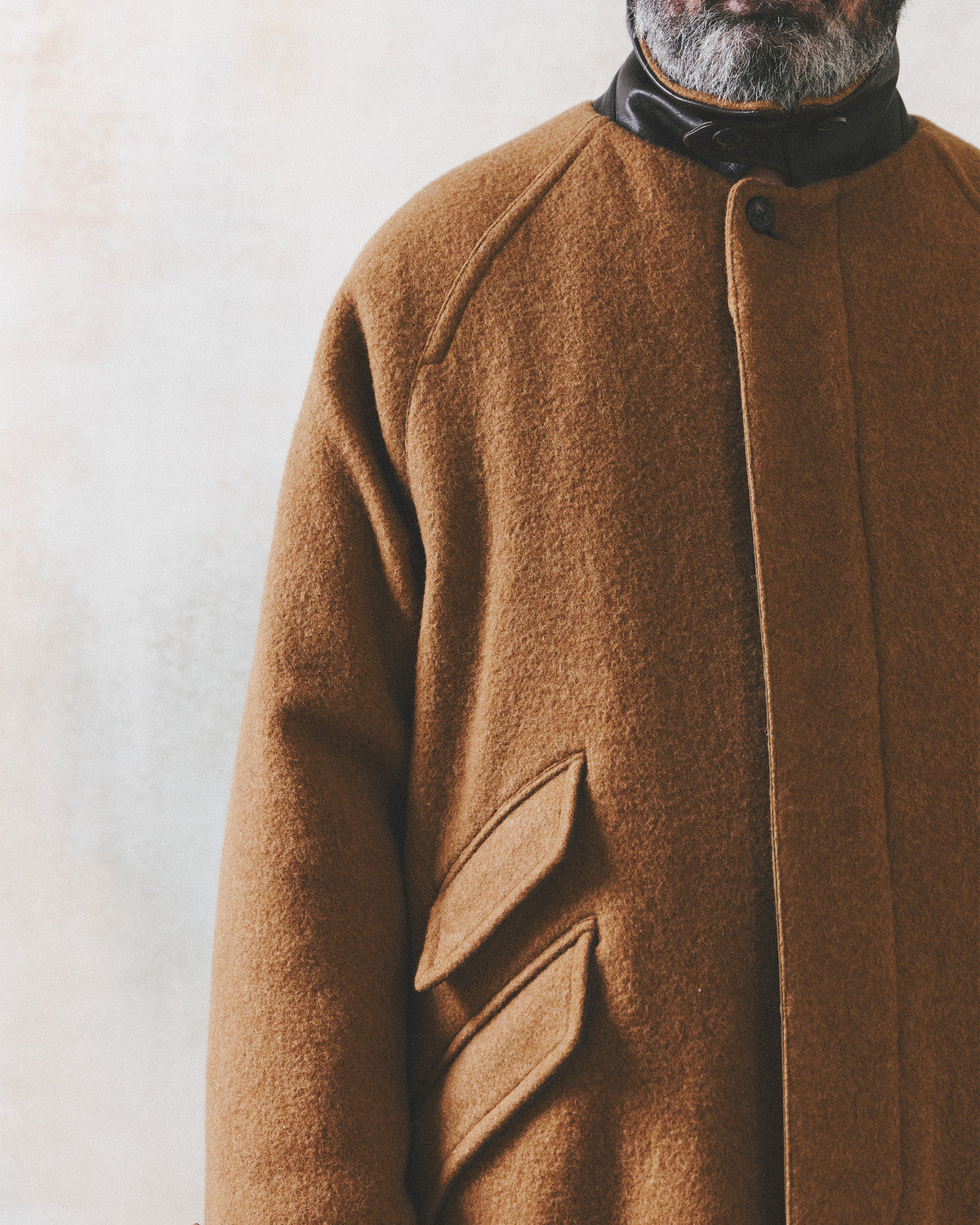 Eastlogue - Highland Balmacaan Coat (Camel Wool) product image 5 | TRAB K-Fashion Australia