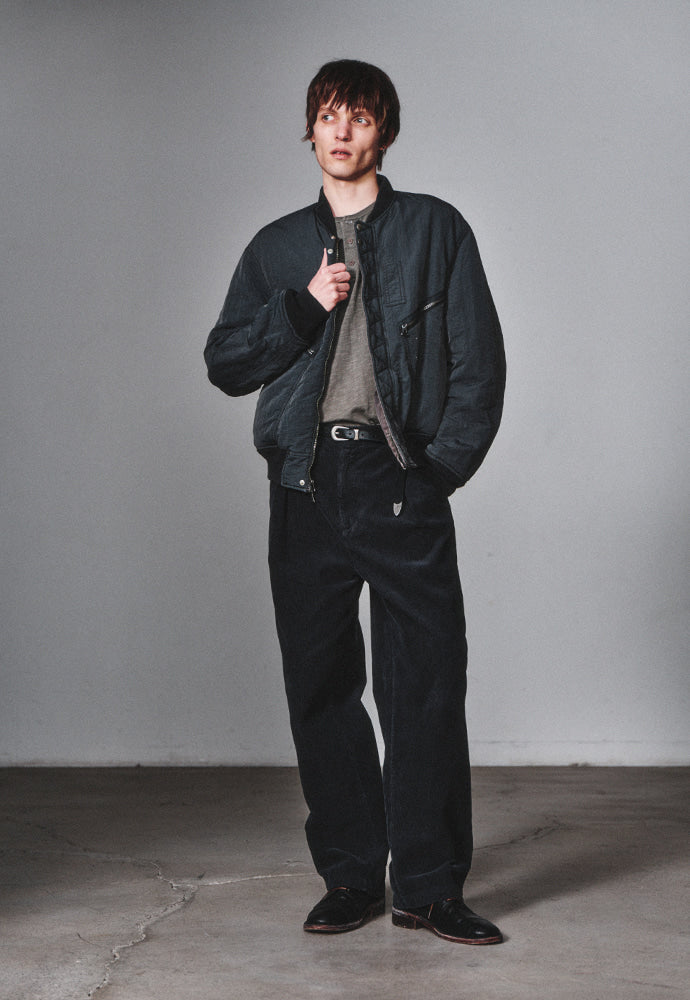 Art if acts - Garment-Dyed MA-1 (Faded Charcoal) product image 4 | TRAB K-Fashion Australia