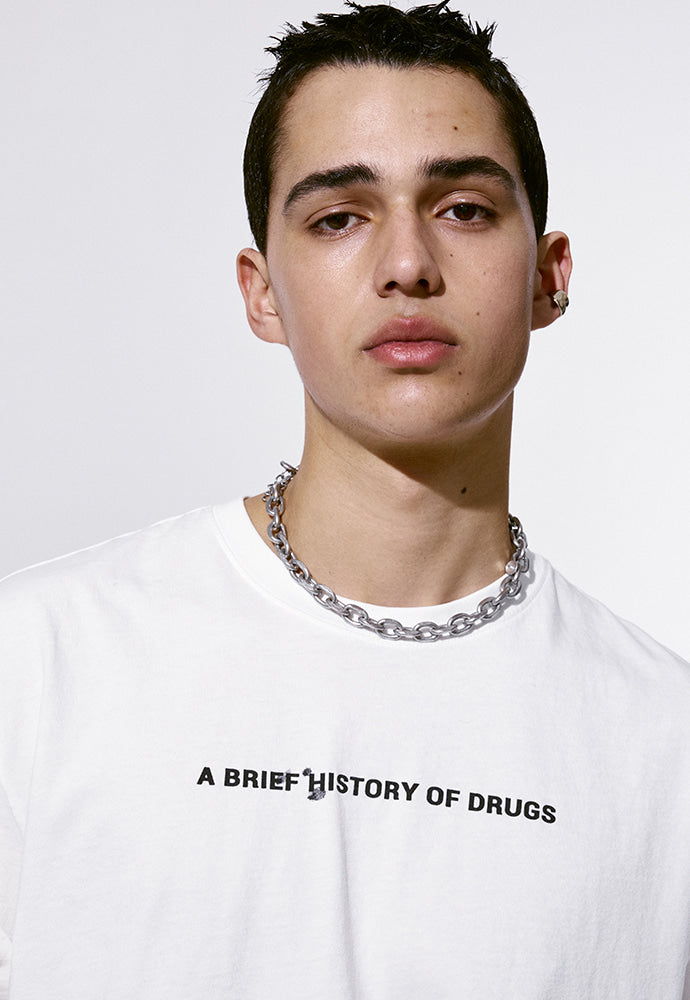Tonywack - Drug Reference Washed T-Shirt (White) product image 5 | TRAB K-Fashion Australia